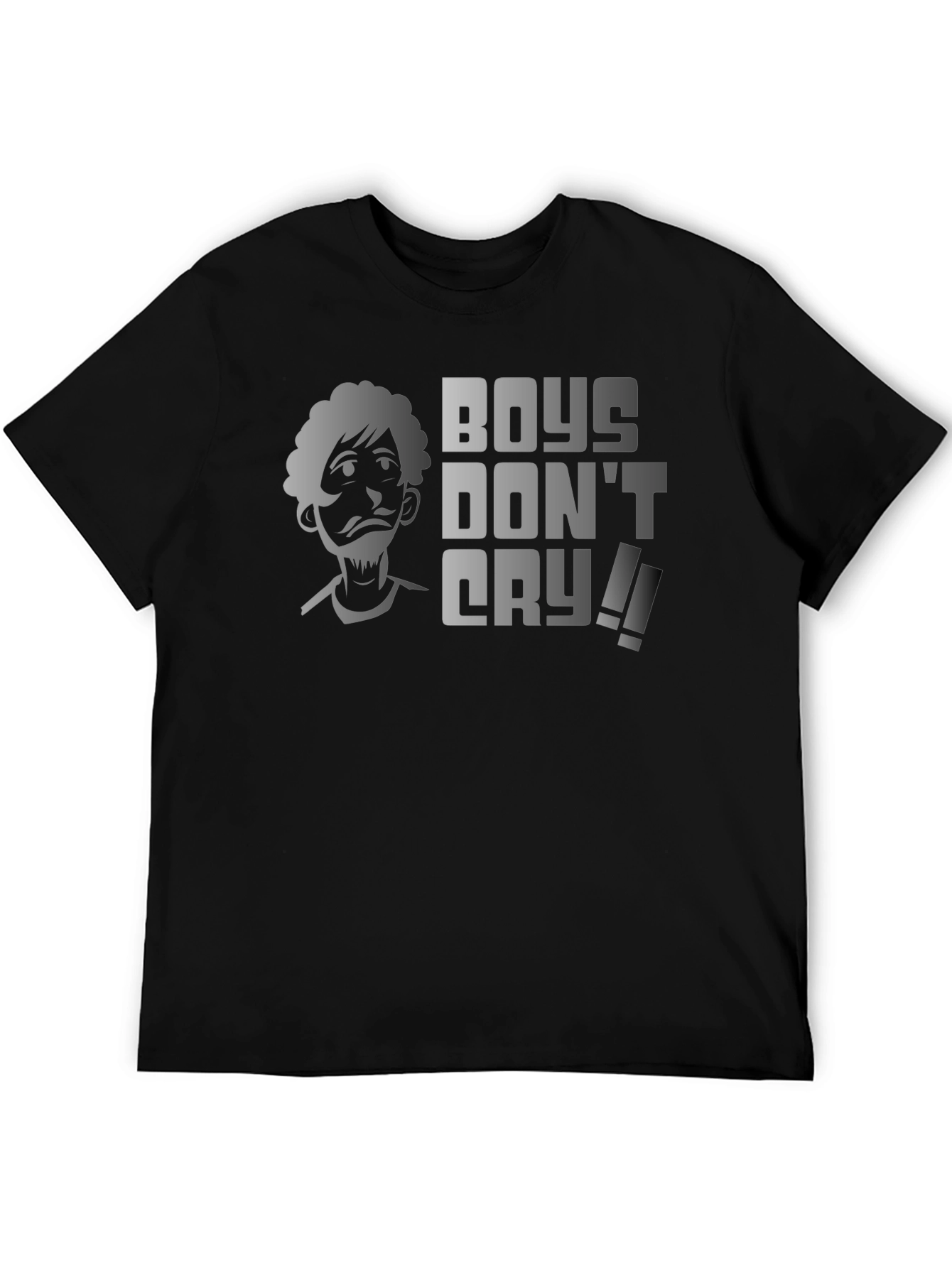 Boys Dont Cry Graphic Tee - Funny Shaggy T-Shirt