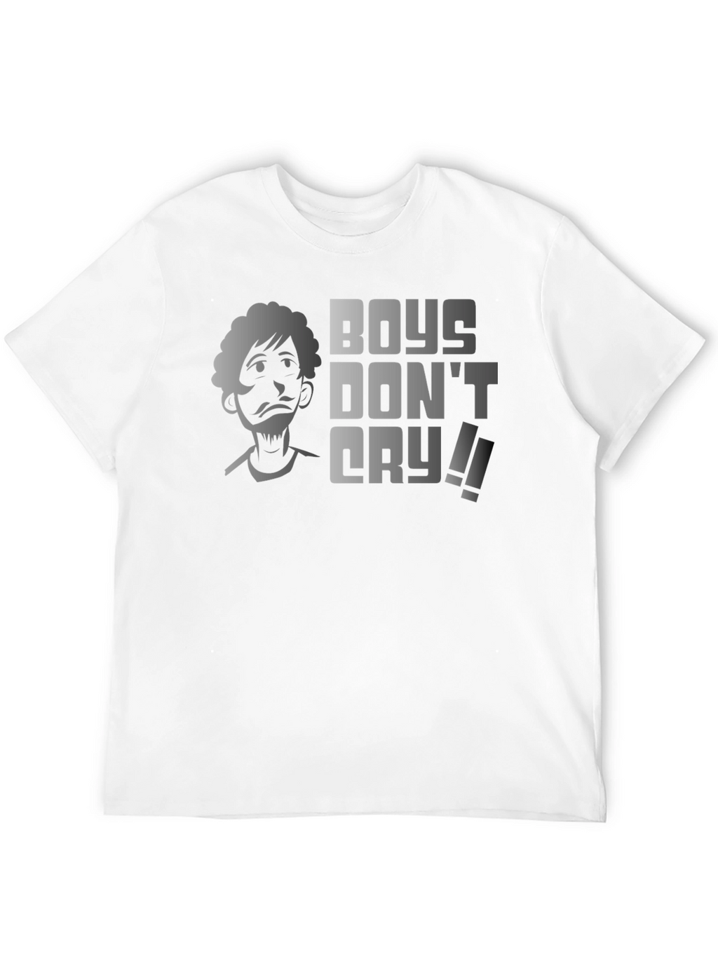 Boys Dont Cry Graphic Tee - Funny Shaggy T-Shirt