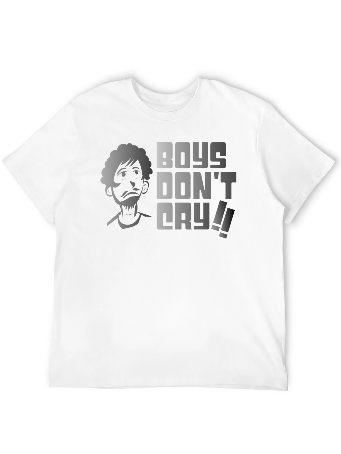 Boys Dont Cry Graphic Tee - Funny Shaggy T-Shirt
