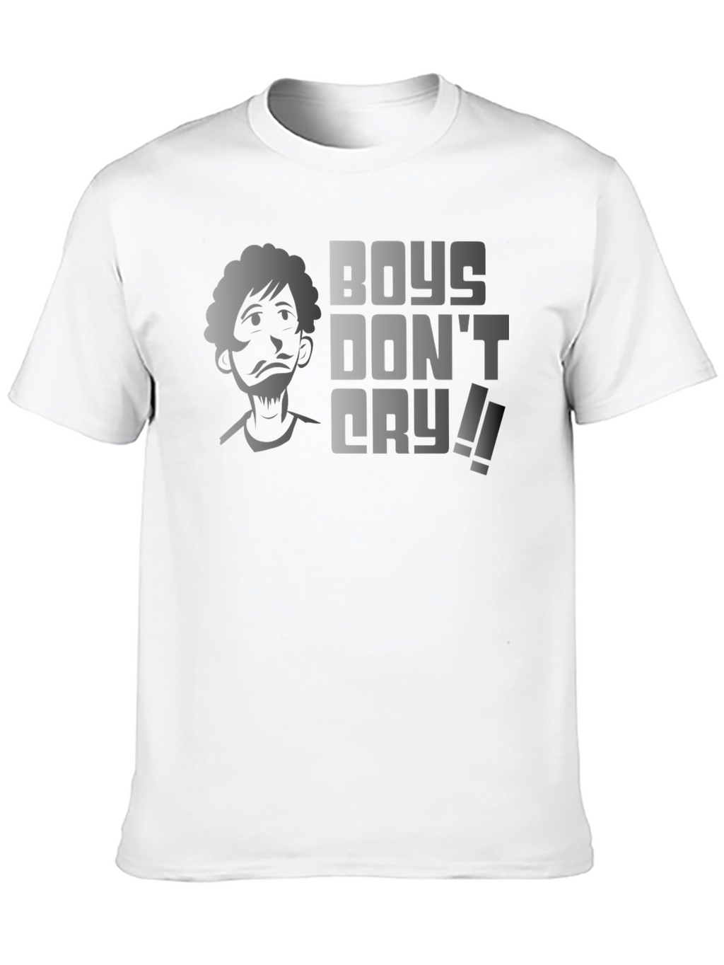 Boys Dont Cry Graphic Tee - Funny Shaggy T-Shirt