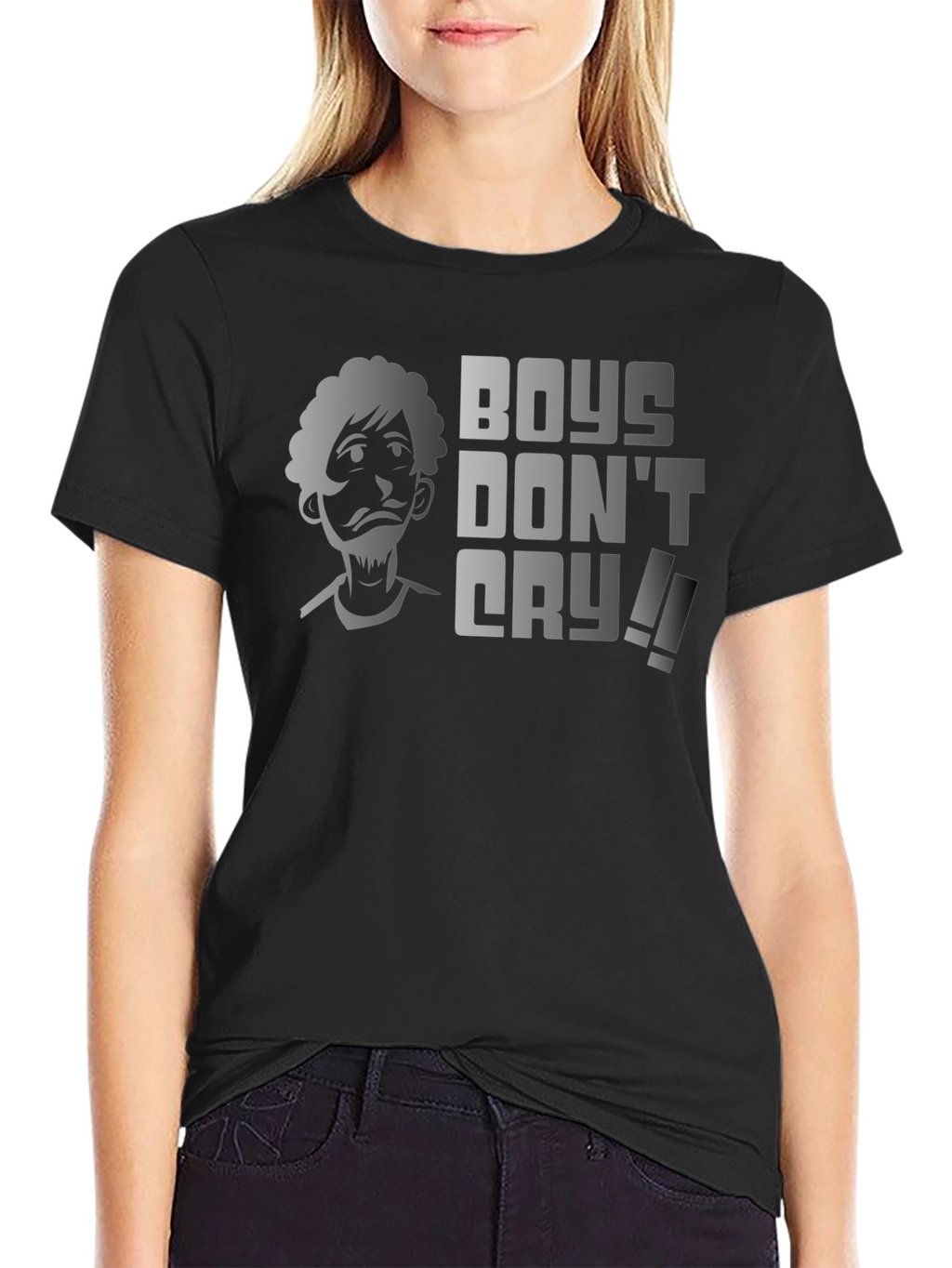 Boys Dont Cry Graphic Tee - Funny Shaggy T-Shirt