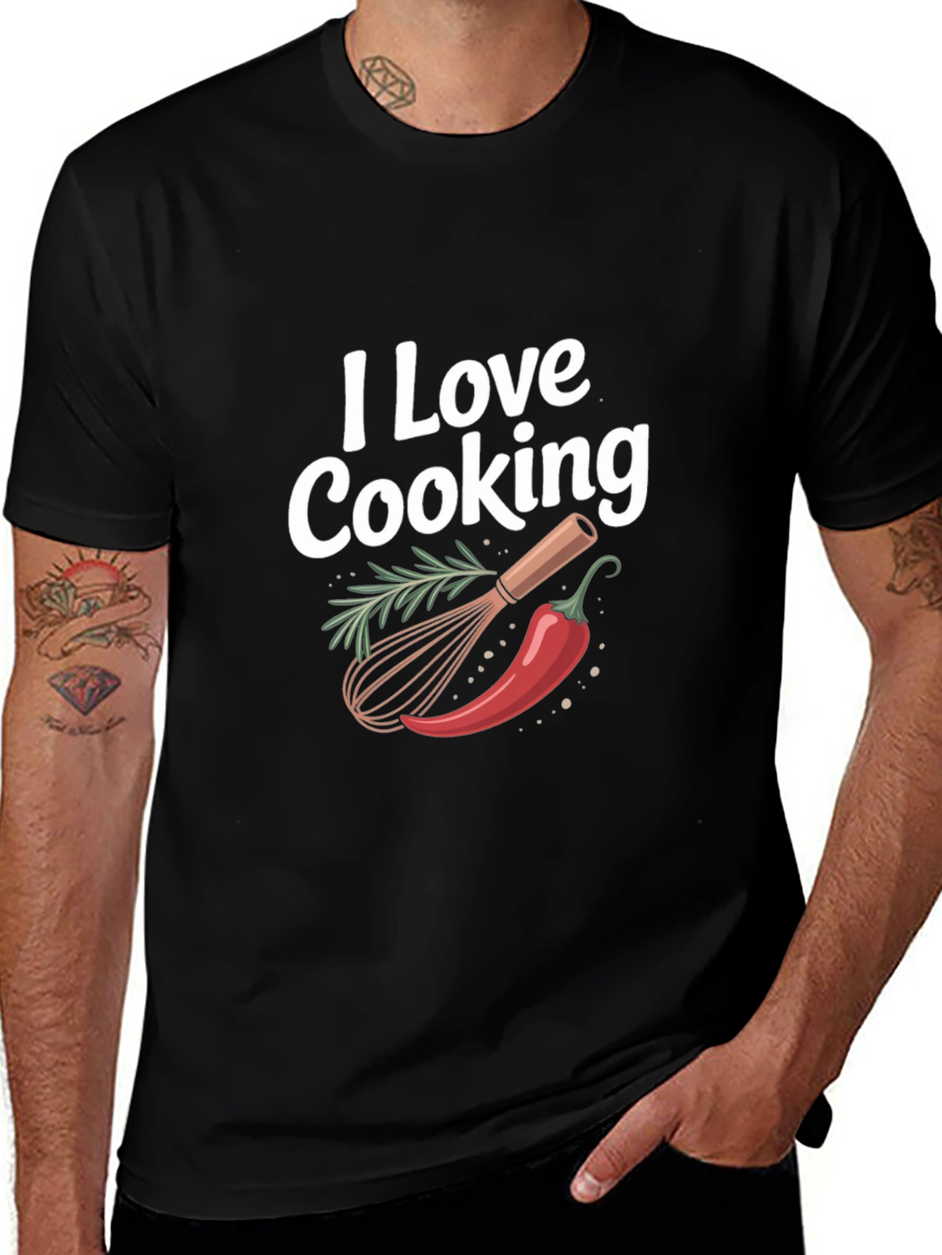 I Love Cooking T-Shirt - Chef Culinary Tee