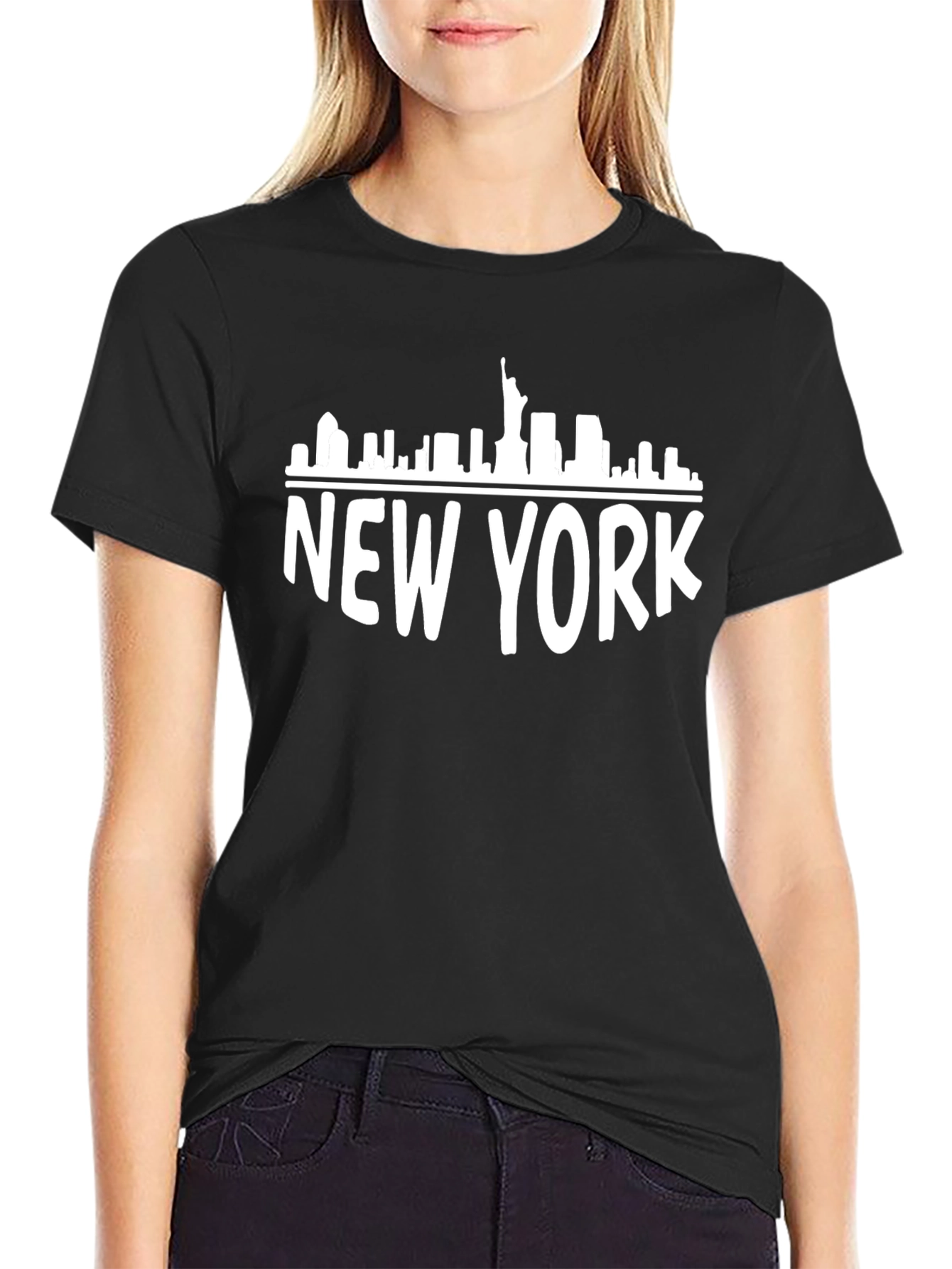 New York City Skyline Graphic T-Shirt
