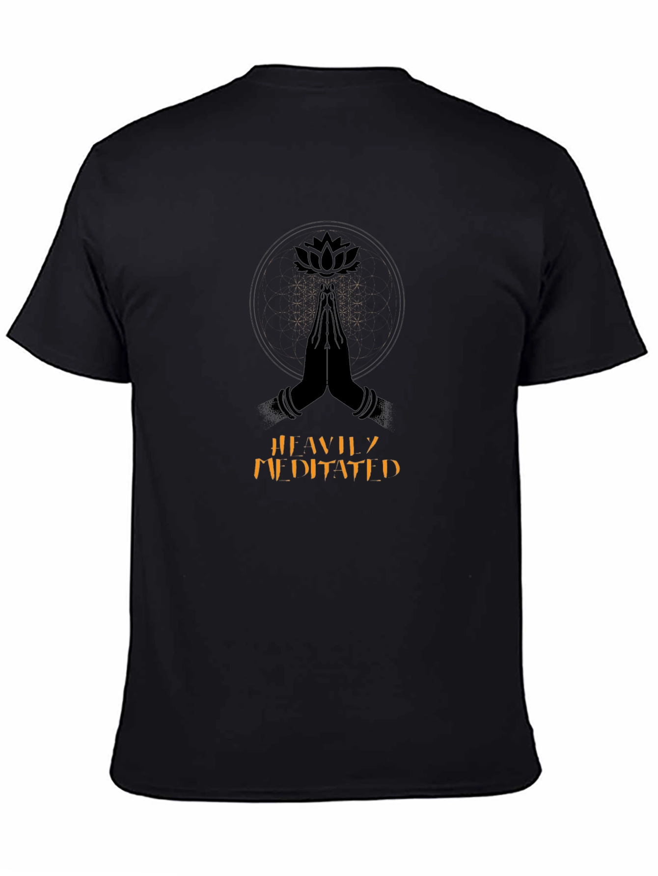 Meditated Lotus Graphic T-Shirt - Casual Comfort