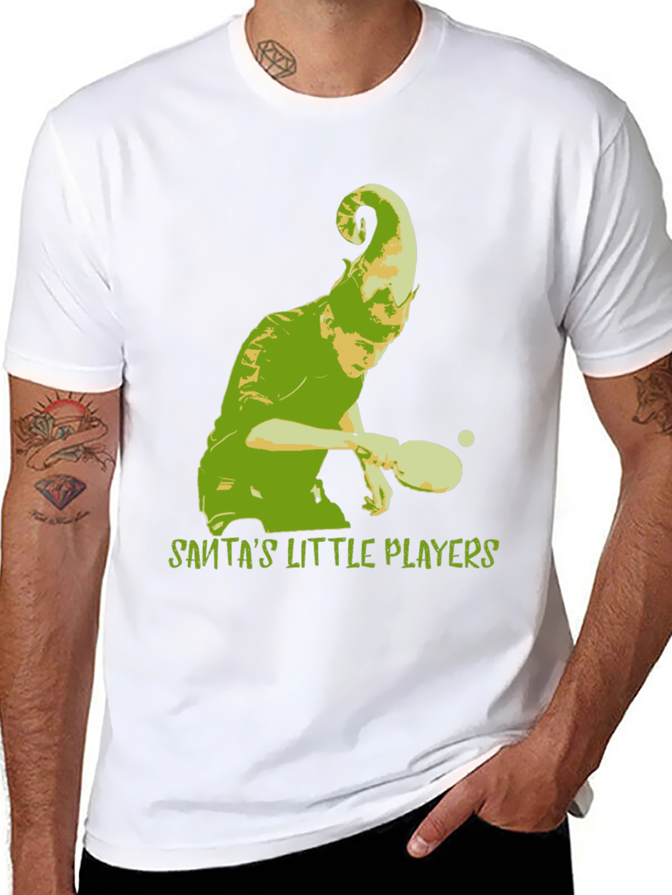 Santas Little Players Graphic Tee