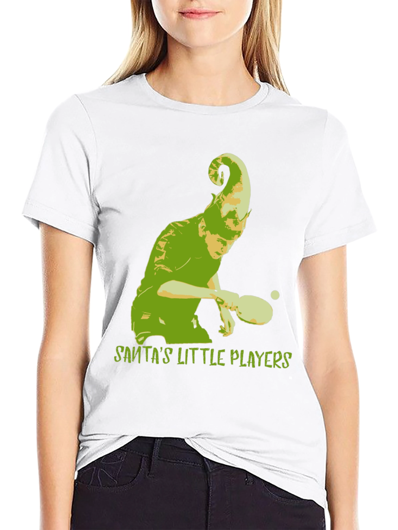 Santas Little Players Graphic Tee