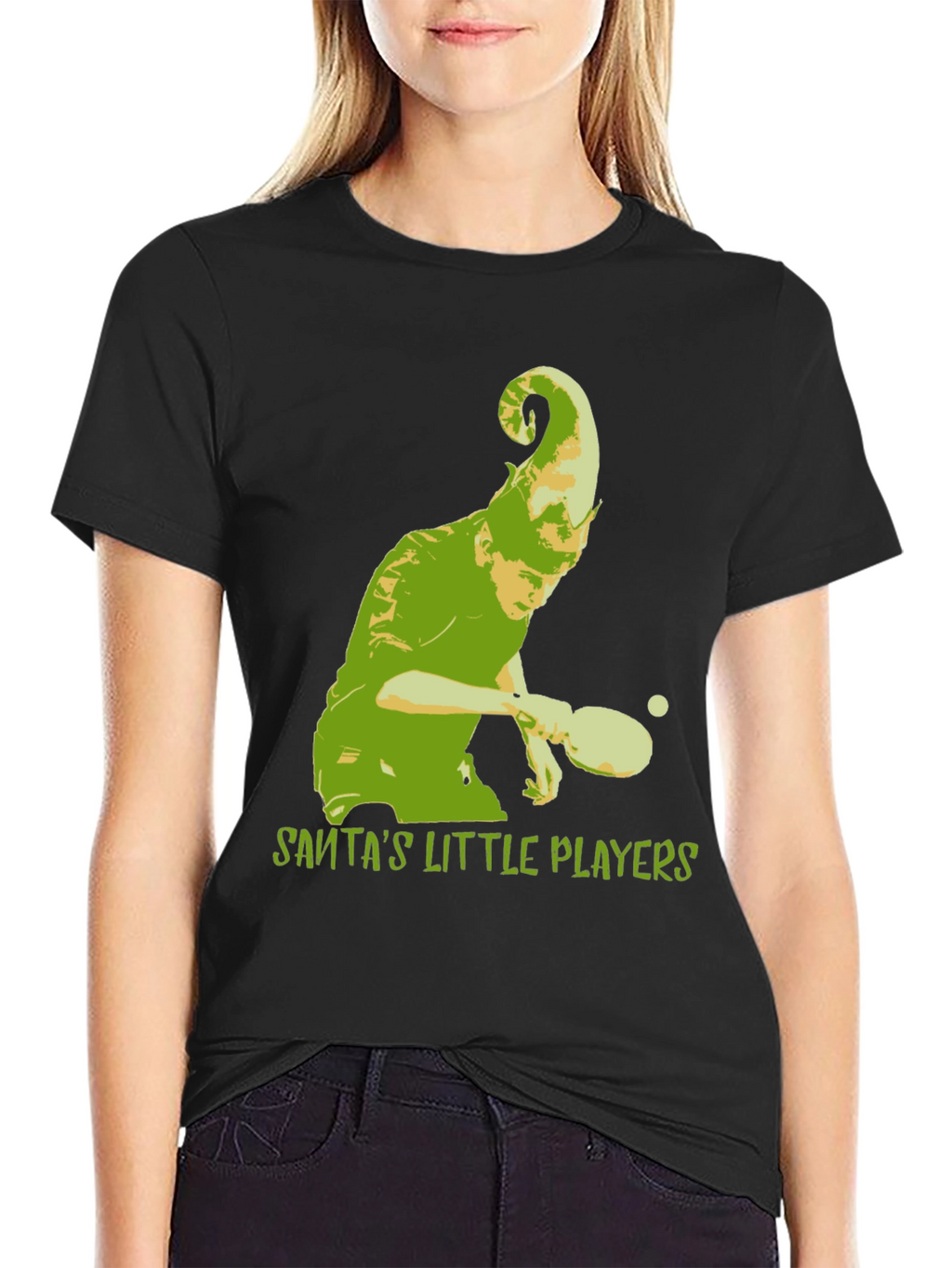 Santas Little Players Graphic Tee