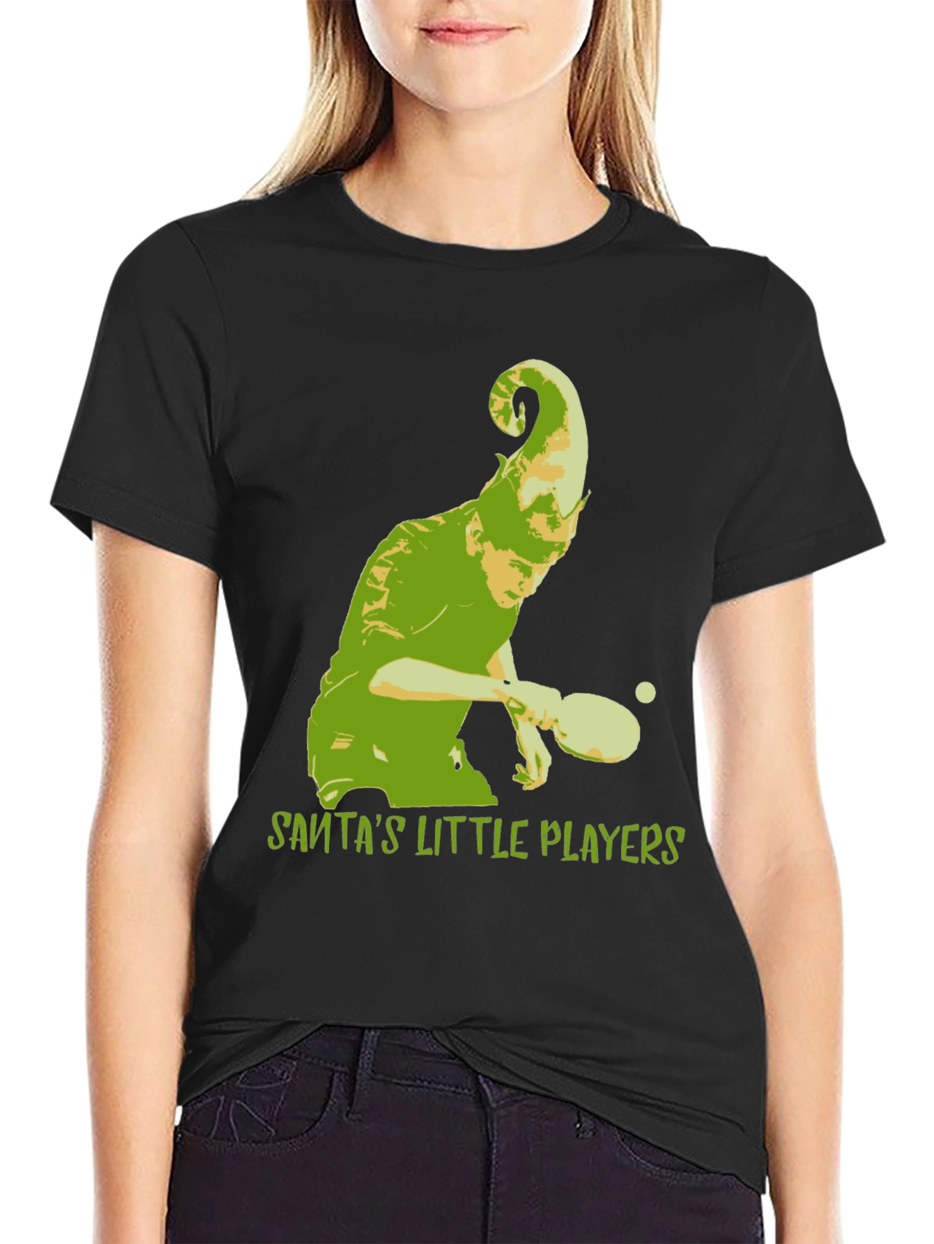 Santas Little Players Graphic Tee