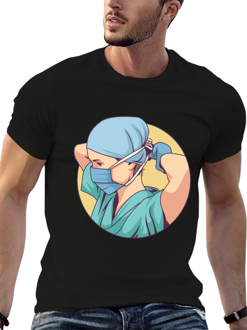 Surgeon Graphic Tee - Black Unisex T-Shirt