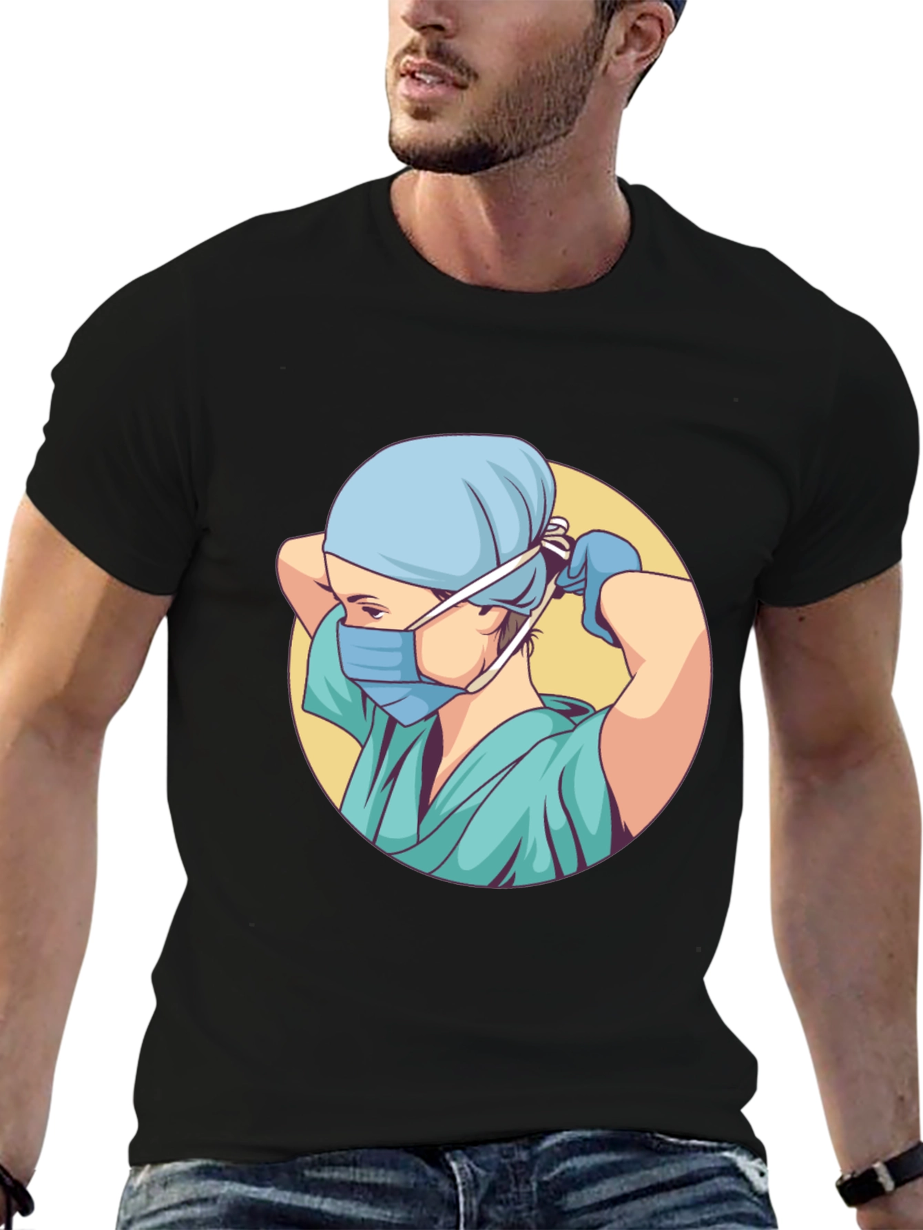 Surgeon Graphic Tee - Black Unisex T-Shirt