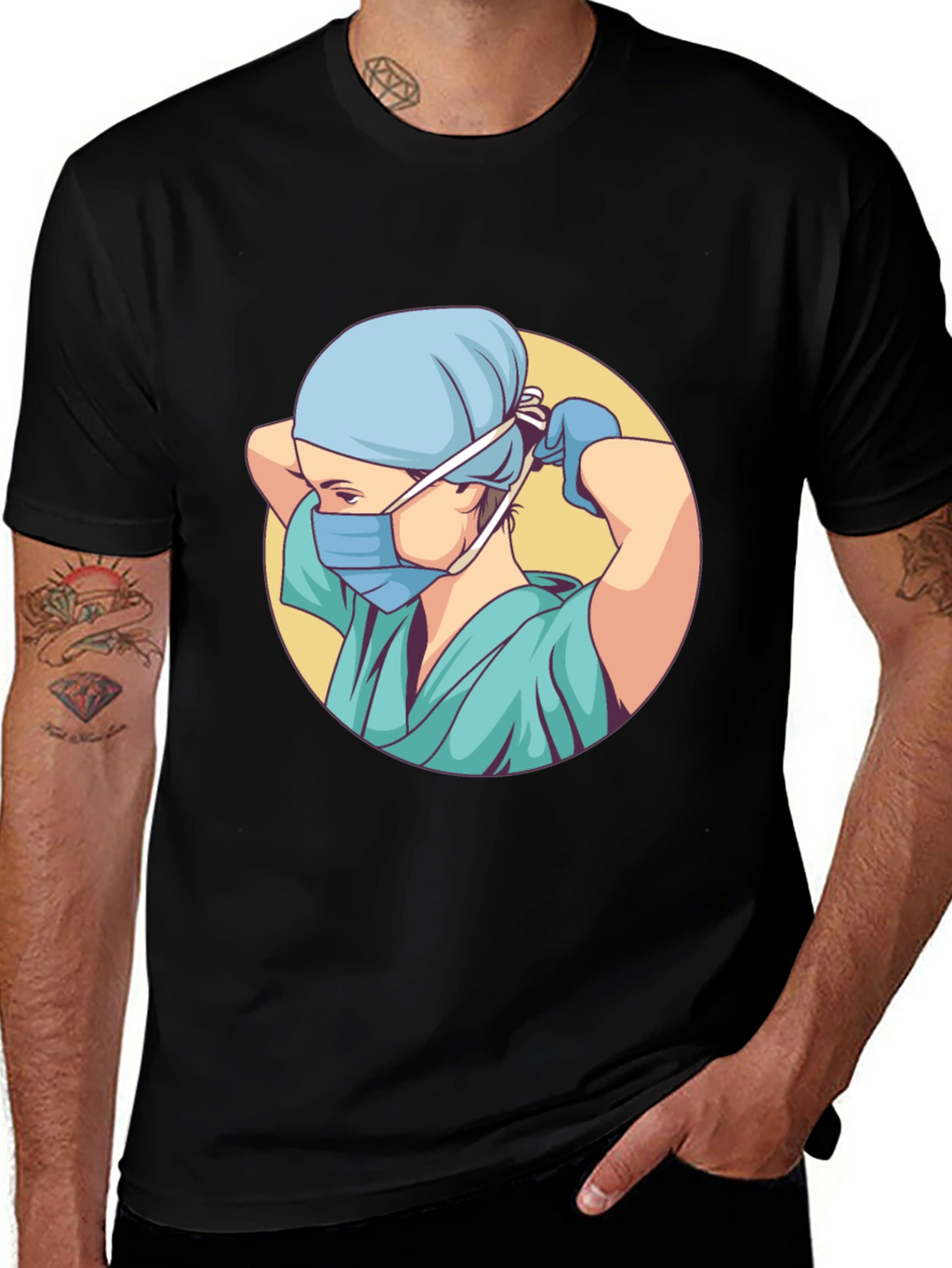 Surgeon Graphic Tee - Black Unisex T-Shirt