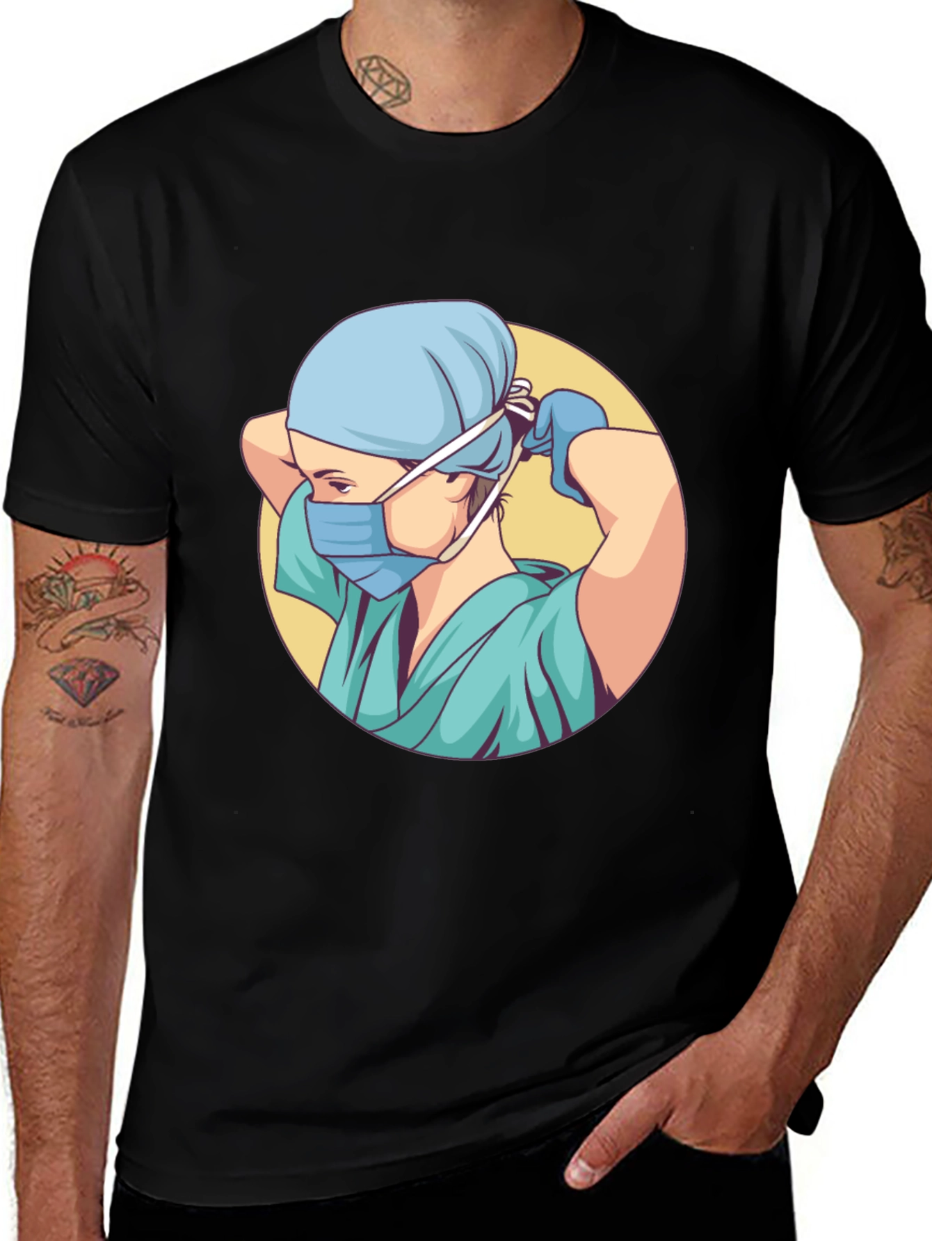 Surgeon Graphic Tee - Black Unisex T-Shirt