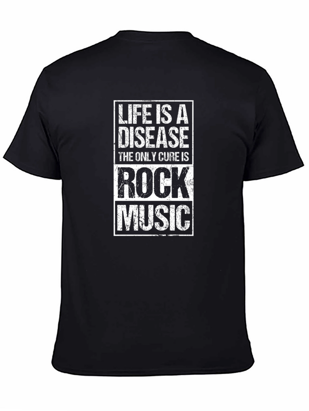 Life is a Disease Rock Music Graphic T-Shirt