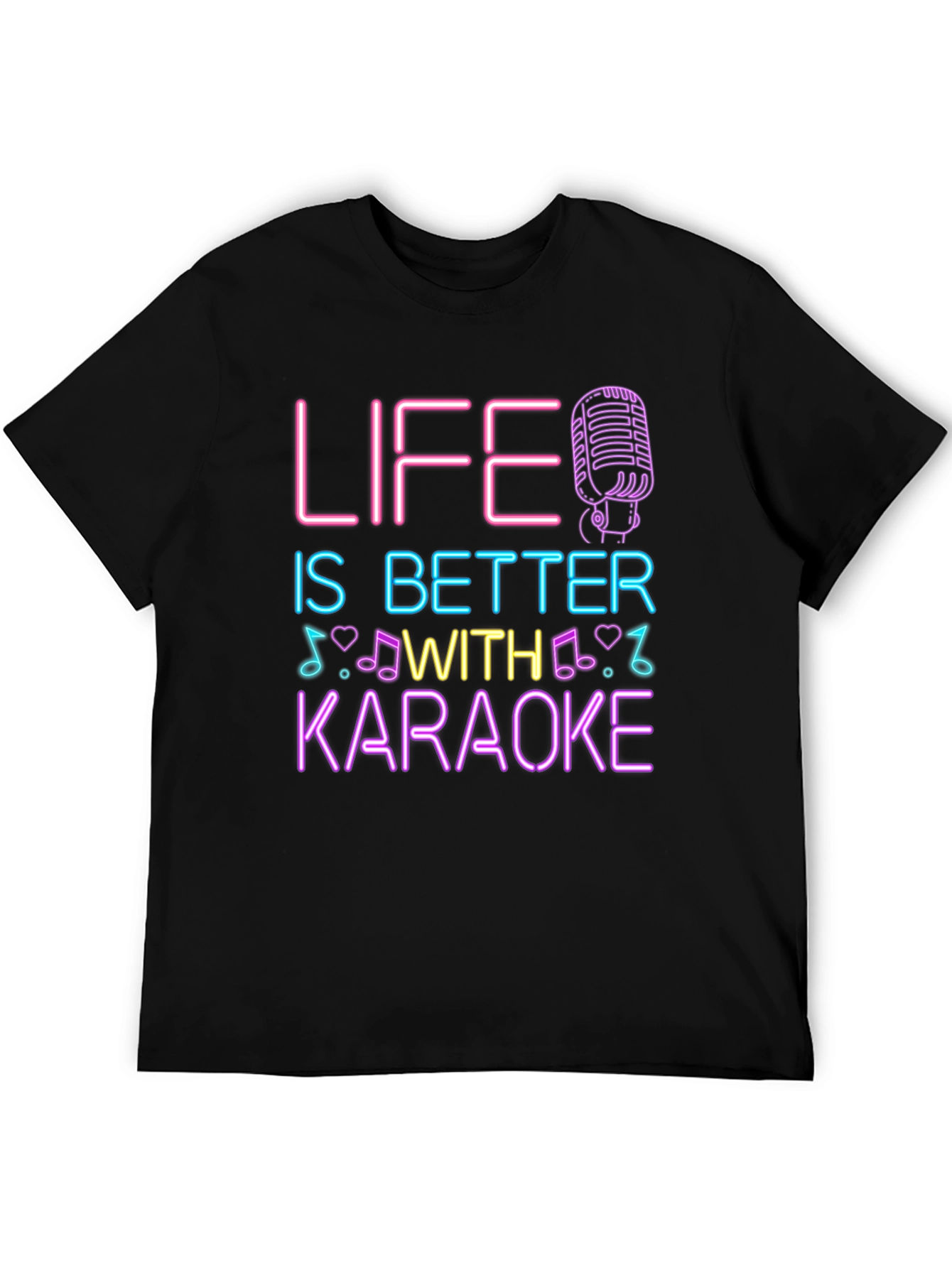 Life is Better With Karaoke Graphic Tee