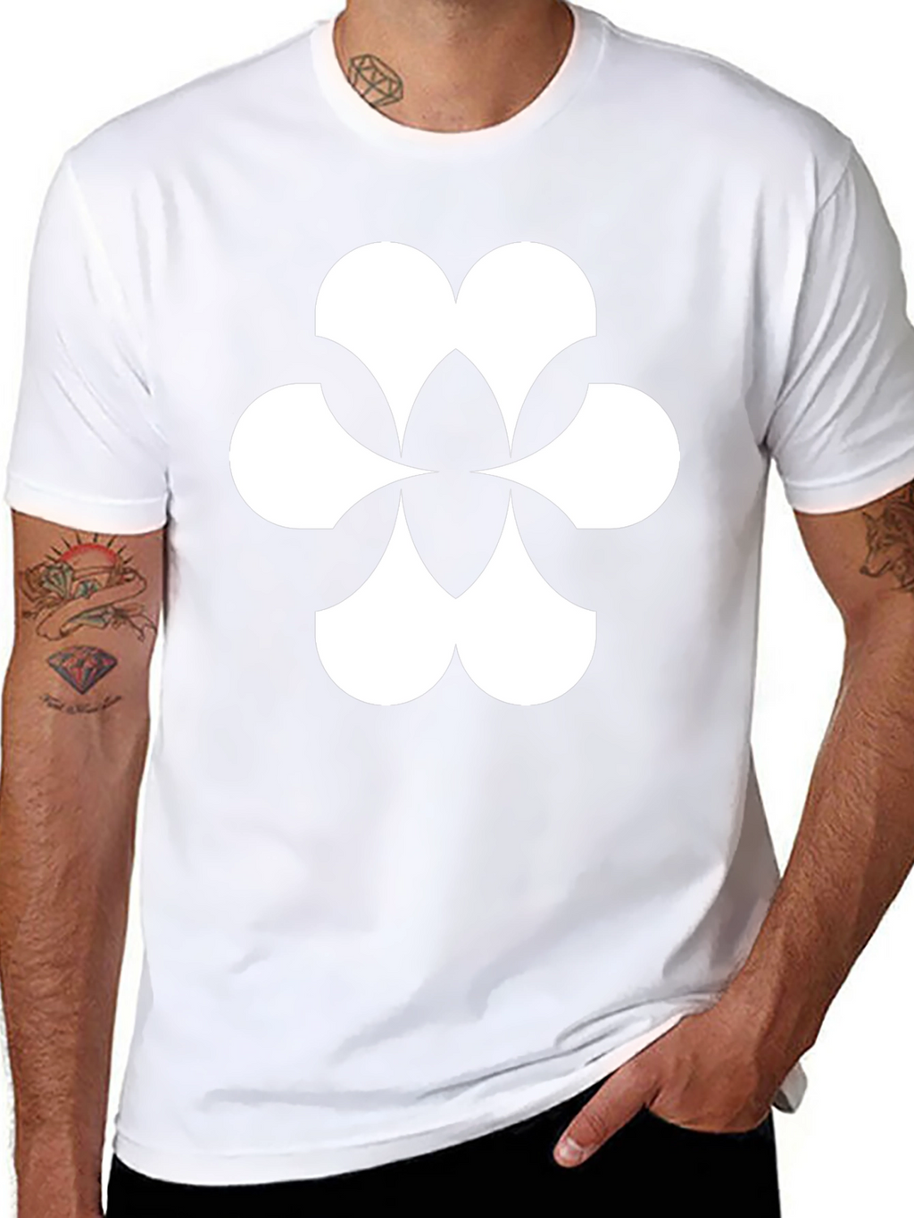 Abstract Graphic Tee - Black T-Shirt