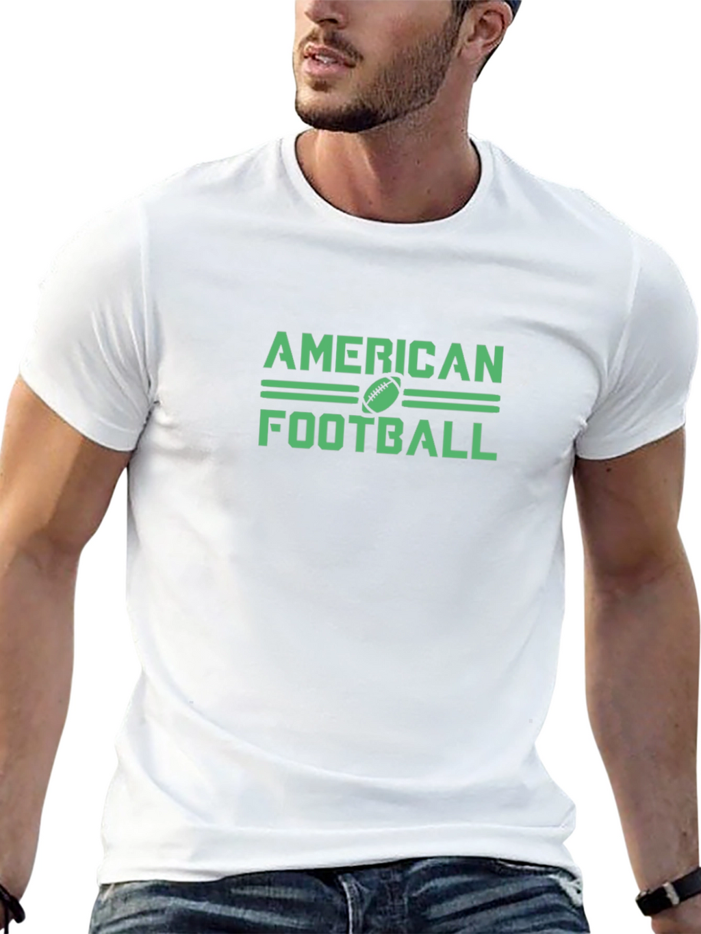 American Football Graphic T-Shirt