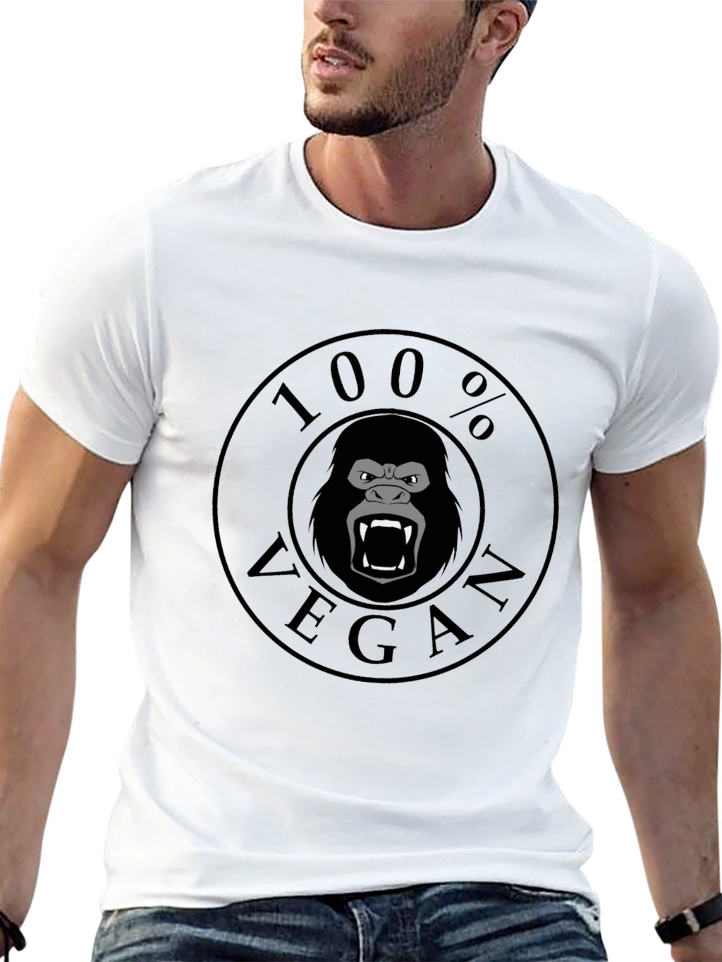 Vegan Gorilla T-Shirt - 100% Vegan!
