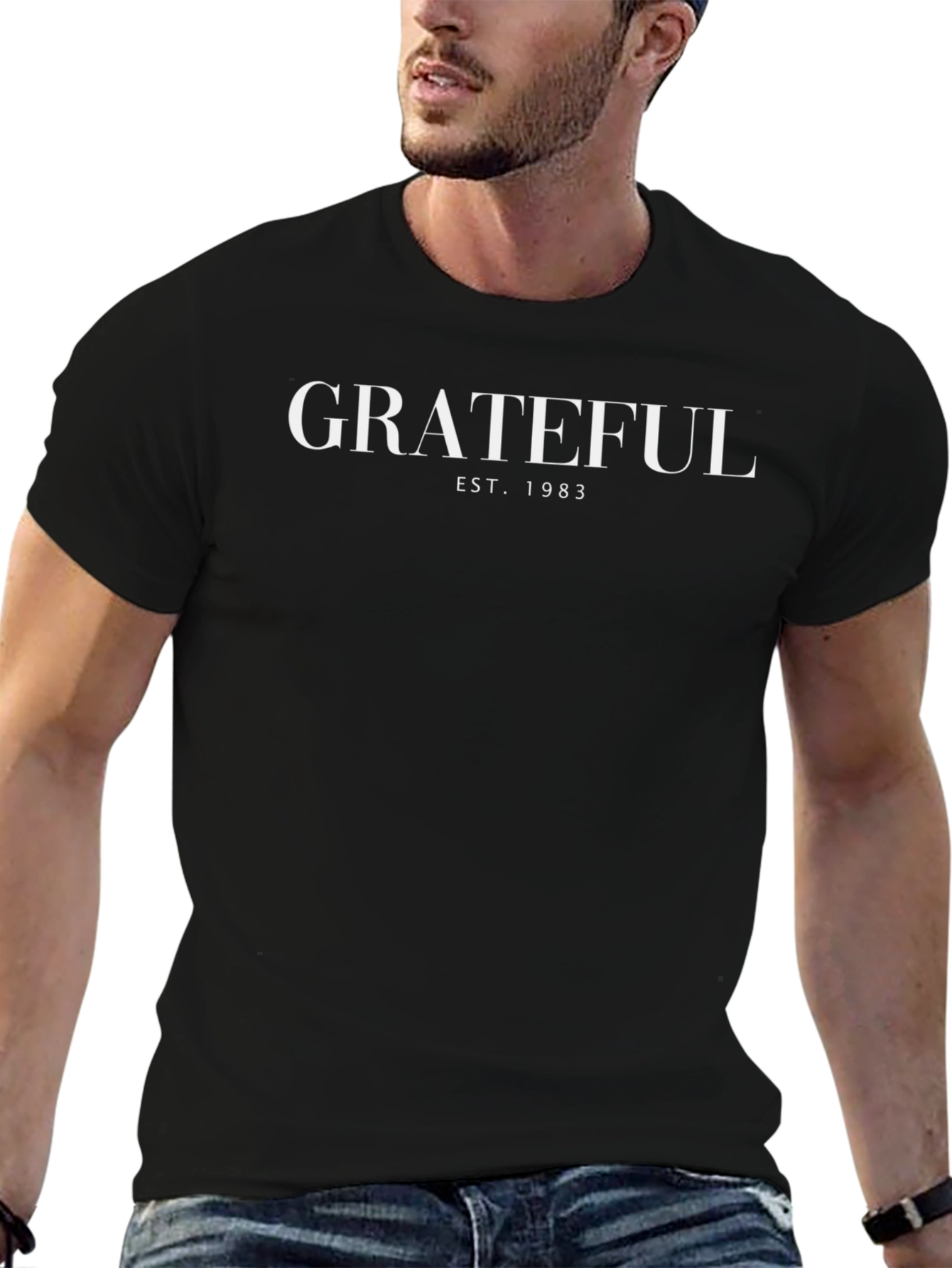 Grateful Est. 1983 Black Graphic T-Shirt