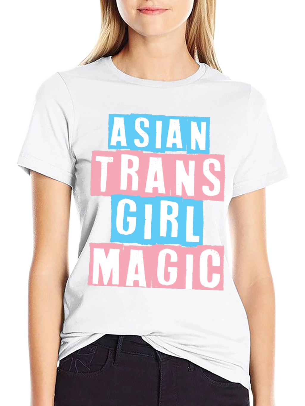 Asian Trans Girl Magic Tee