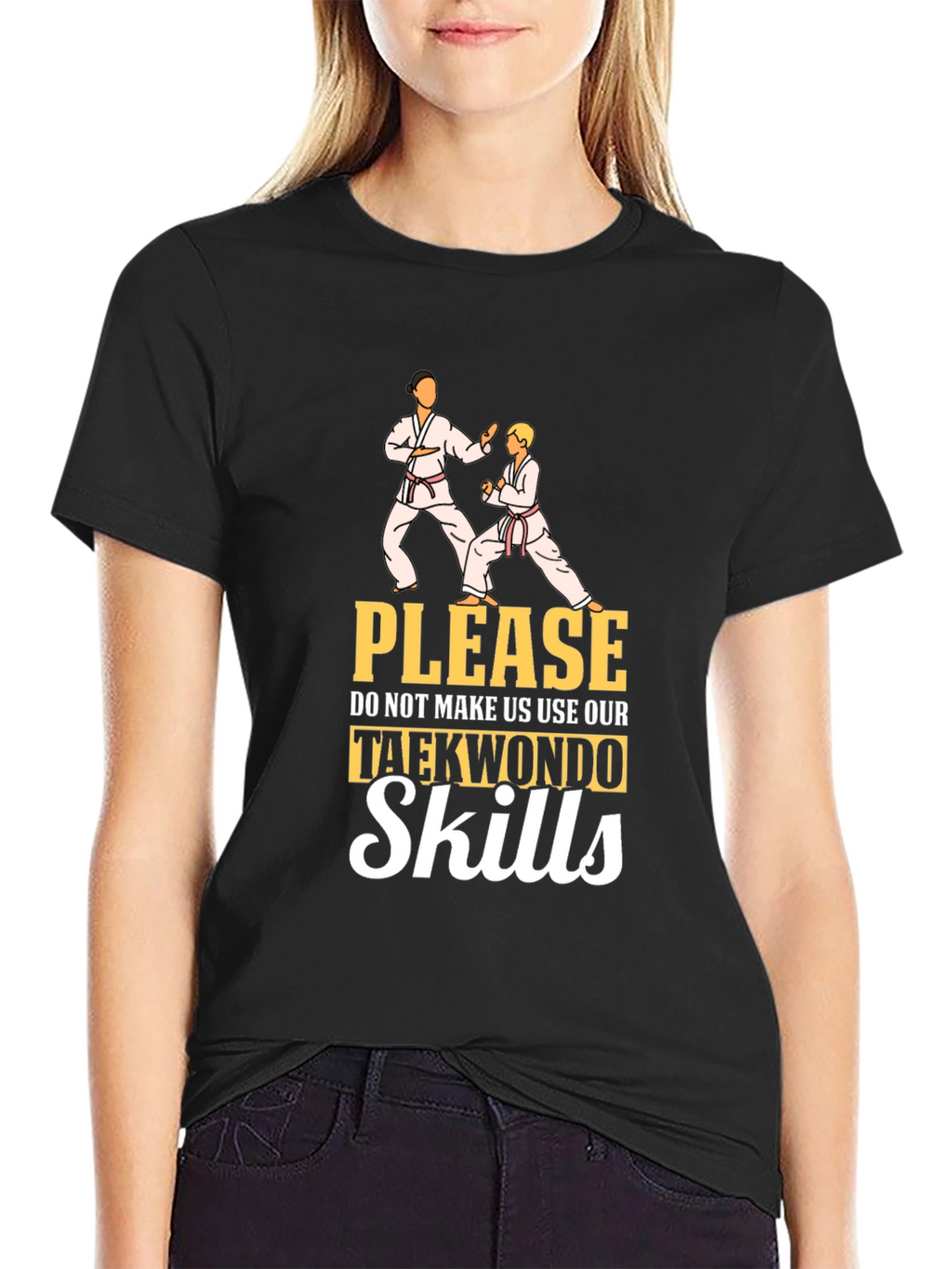 Taekwondo Skills Graphic T-Shirt