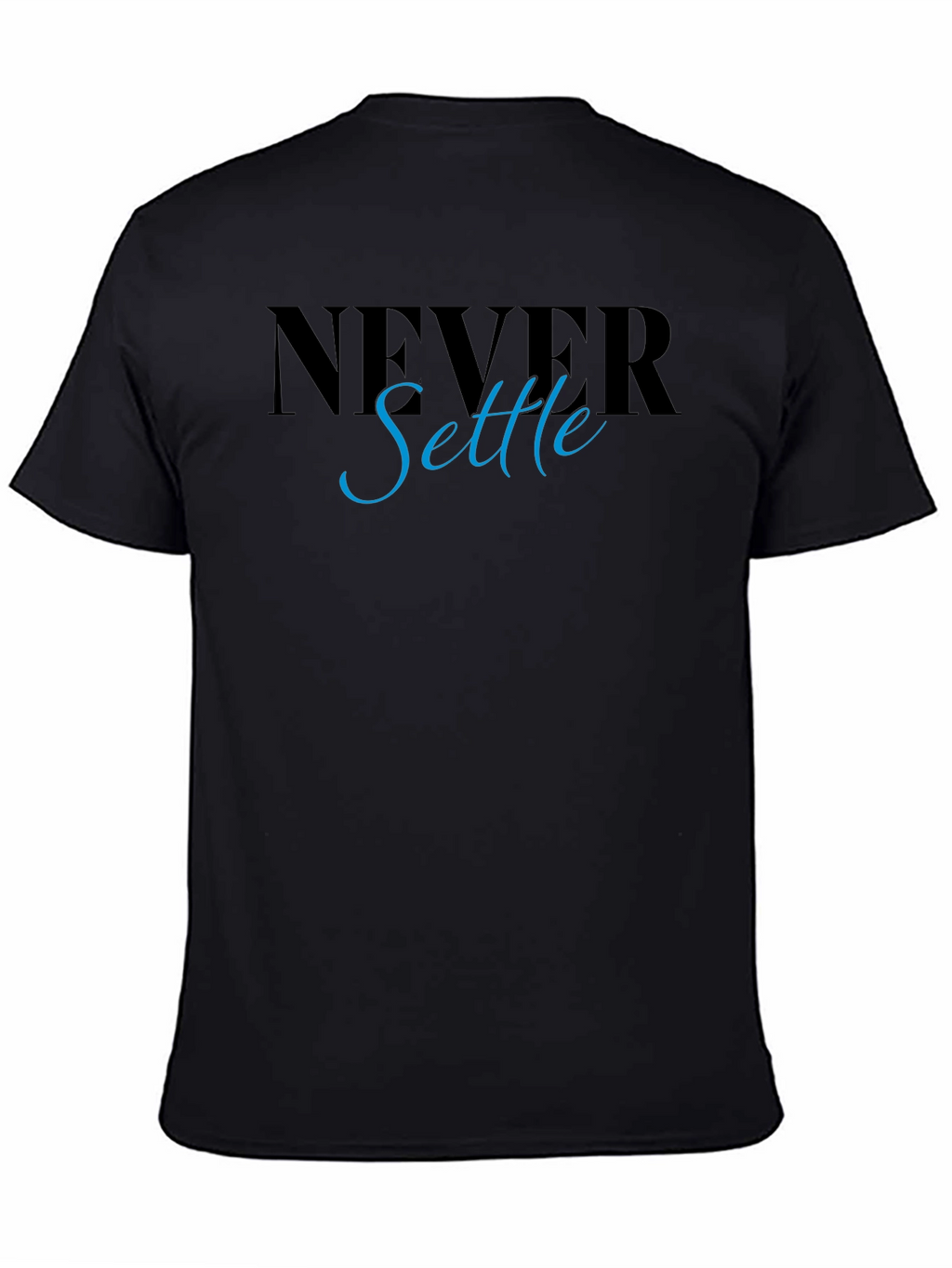 Never Settle Graphic Tee - Stylish Mens T-Shirt