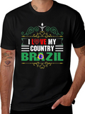 I Love My Country Brazil T-Shirt