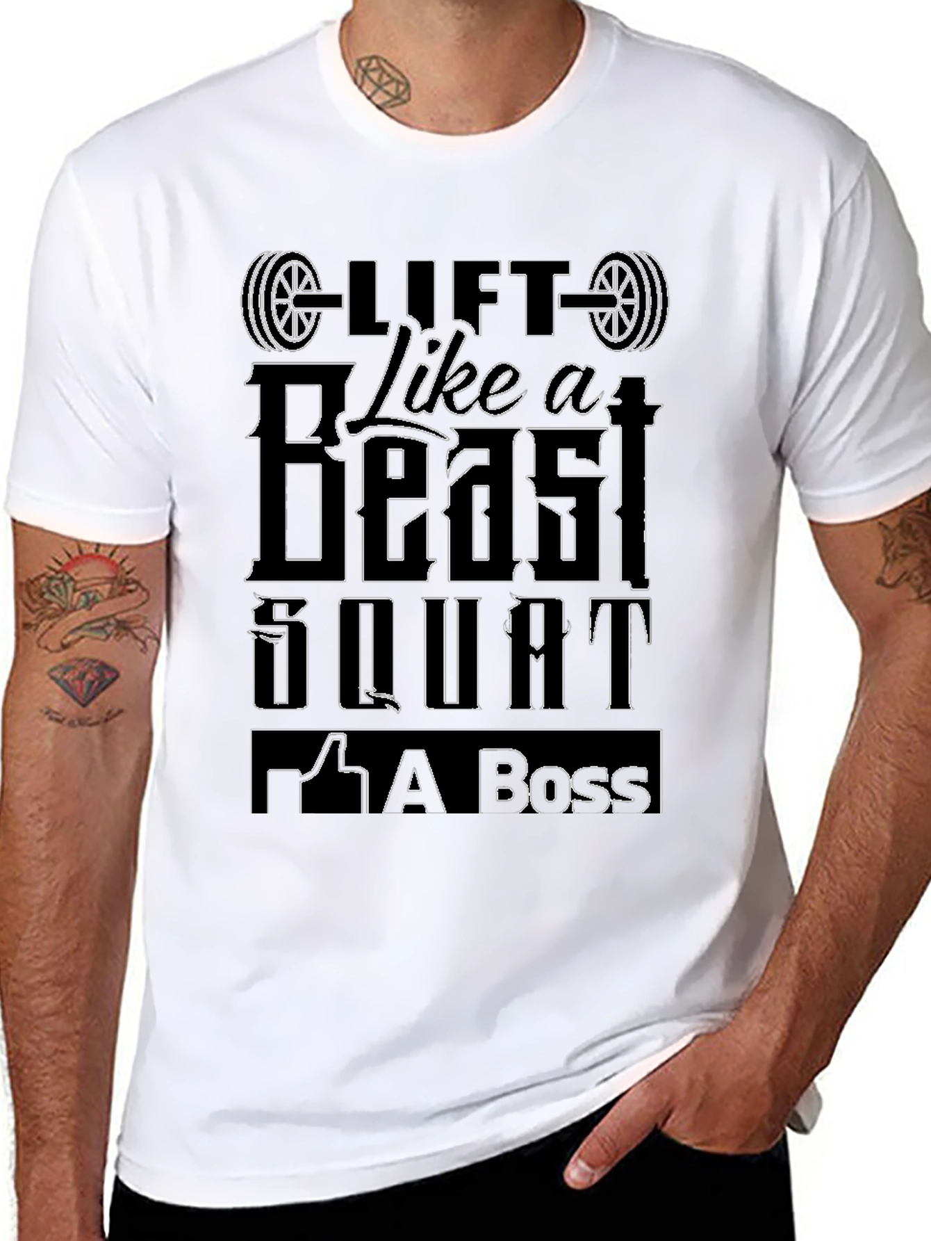 Lift Like a Beast Squat Like a Boss T-Shirt