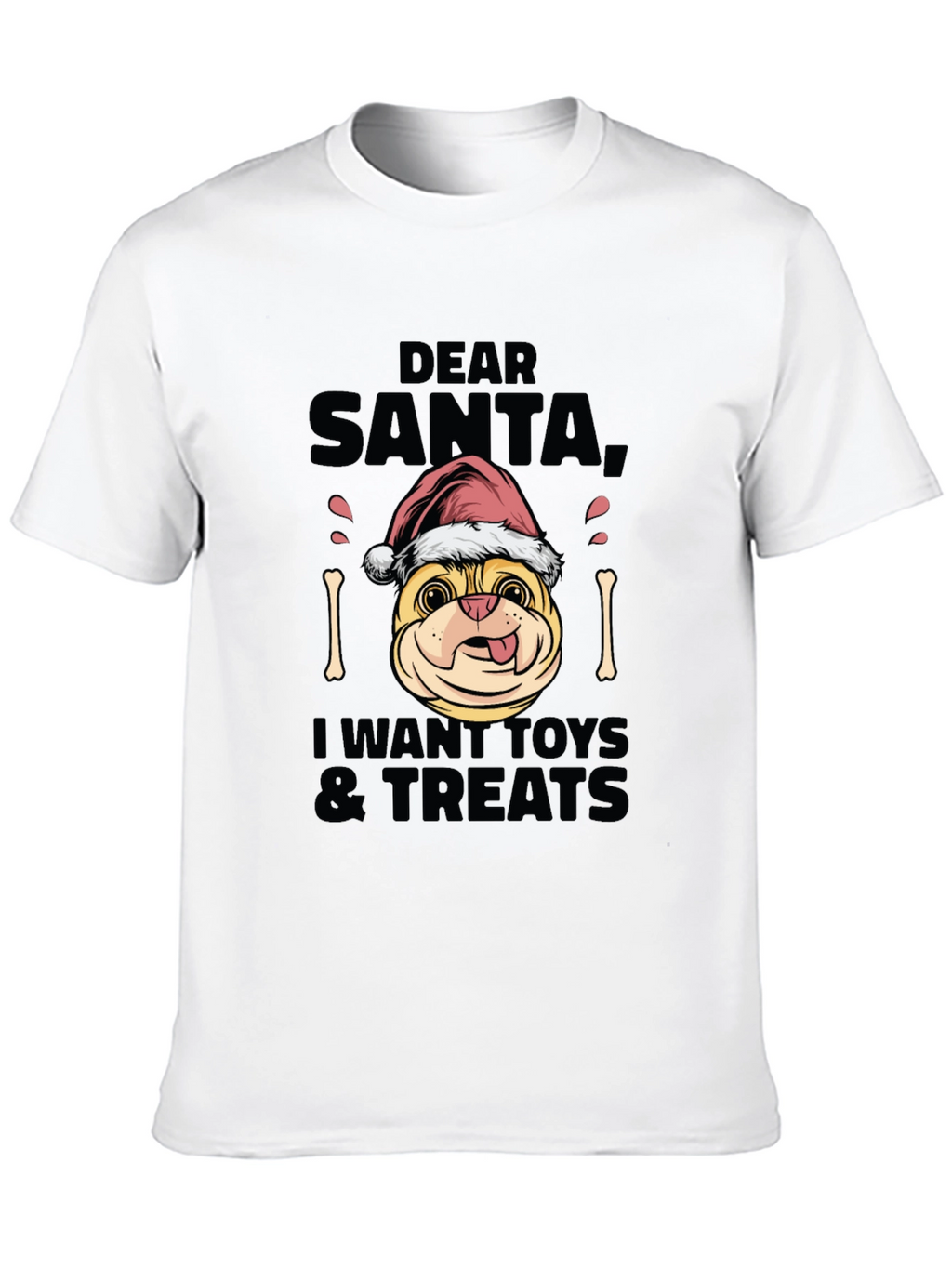 Dear Santa Dog Christmas T-Shirt