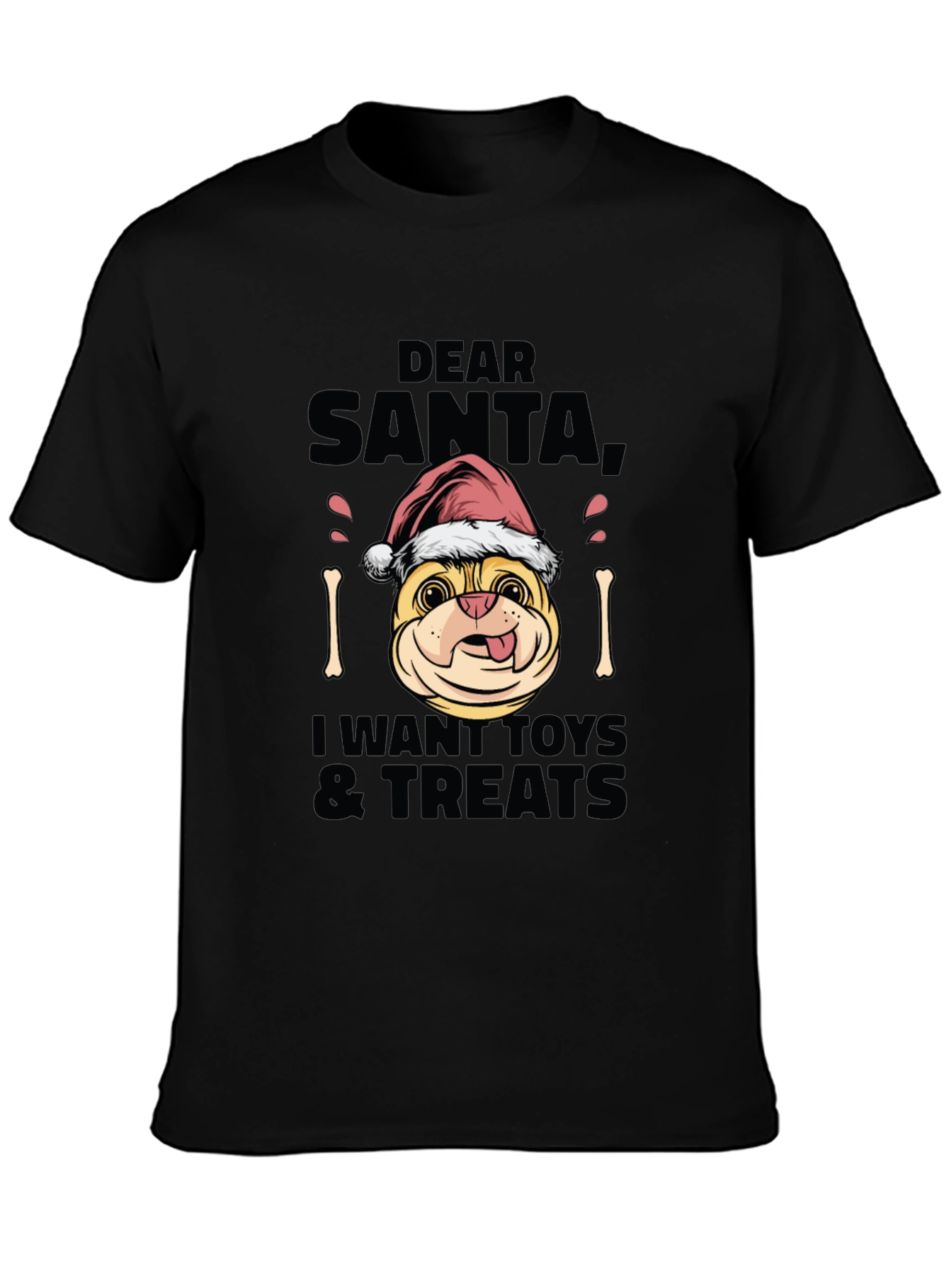 Dear Santa Dog Christmas T-Shirt