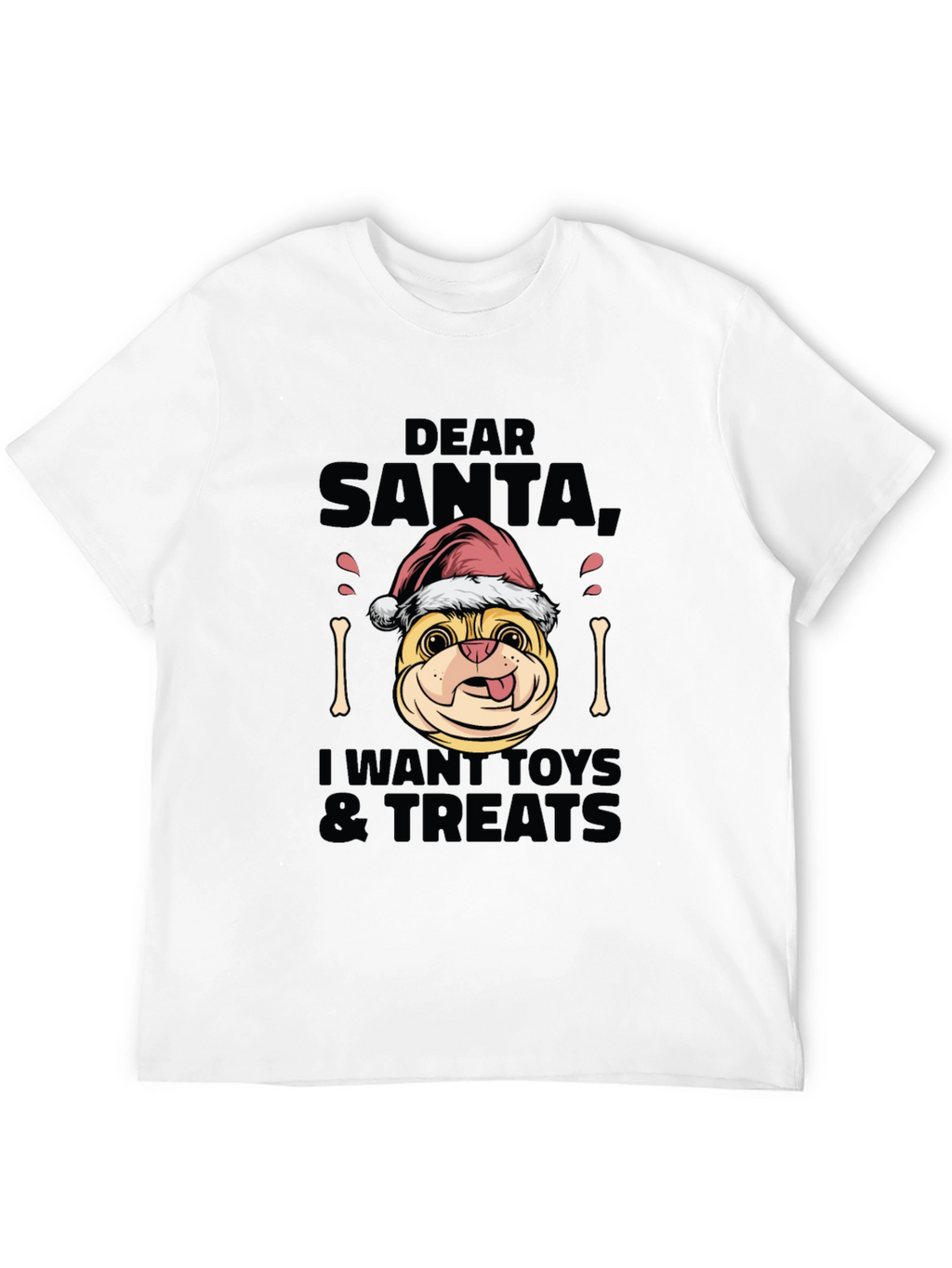 Dear Santa Dog Christmas T-Shirt