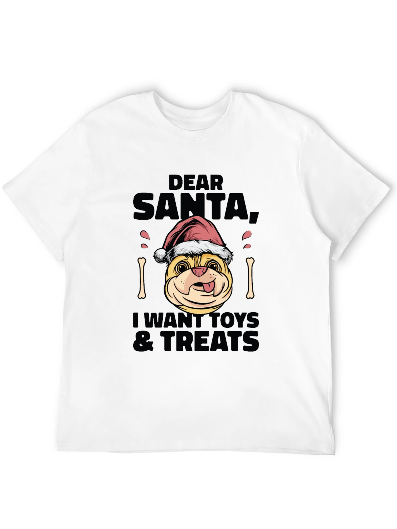Dear Santa Dog Christmas T-Shirt