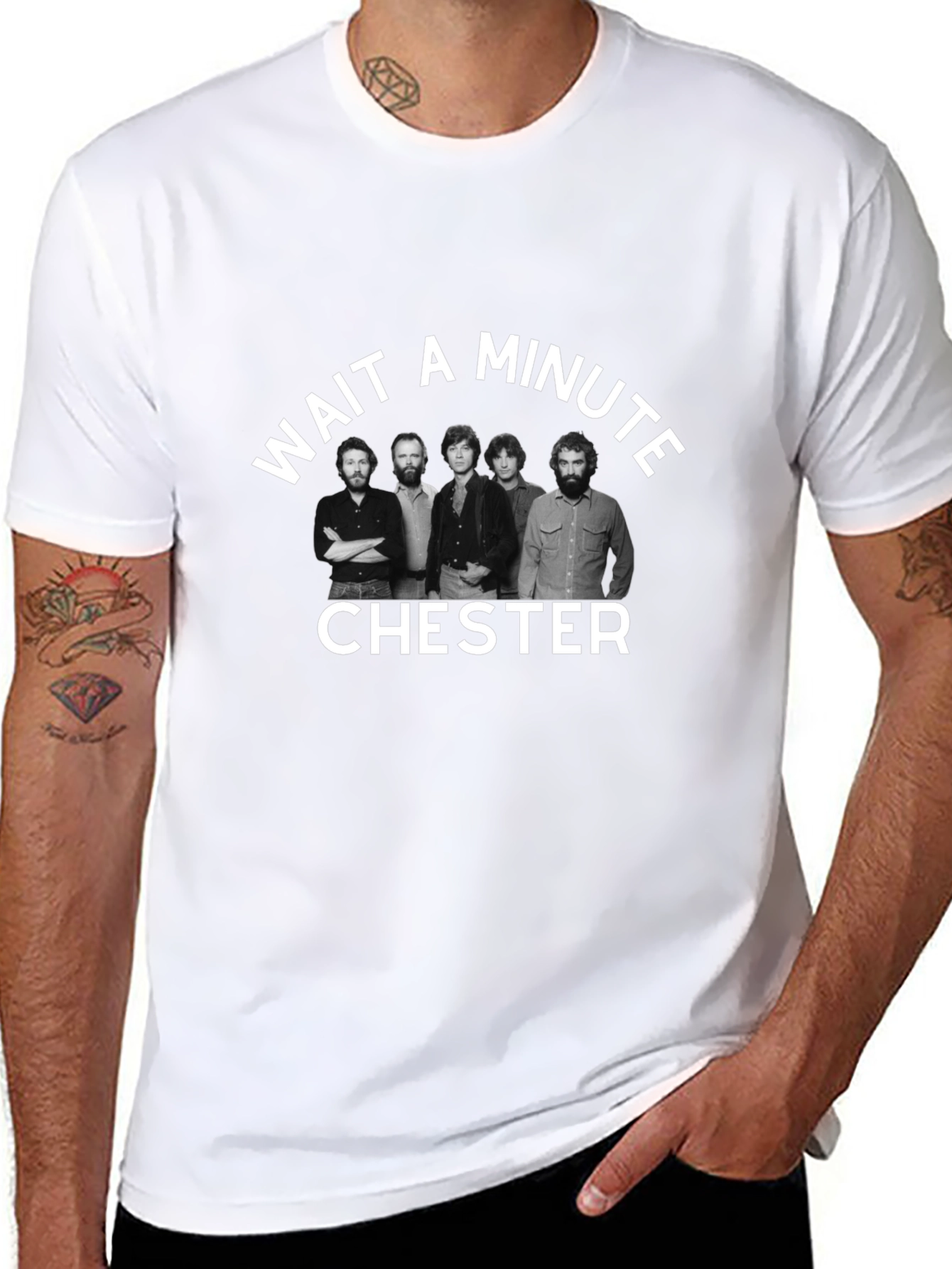 Wait A Minute Chester T-Shirt