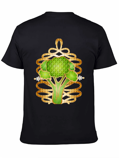Abstract Broccoli Graphic T-Shirt