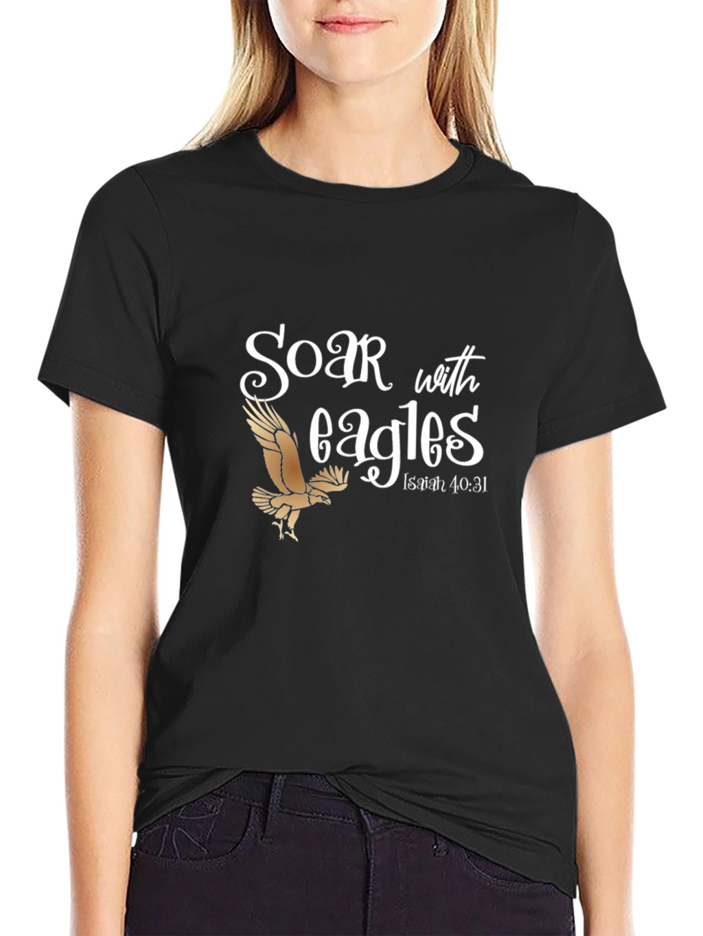 Soar with Eagles Graphic T-Shirt - Isaiah 40:31