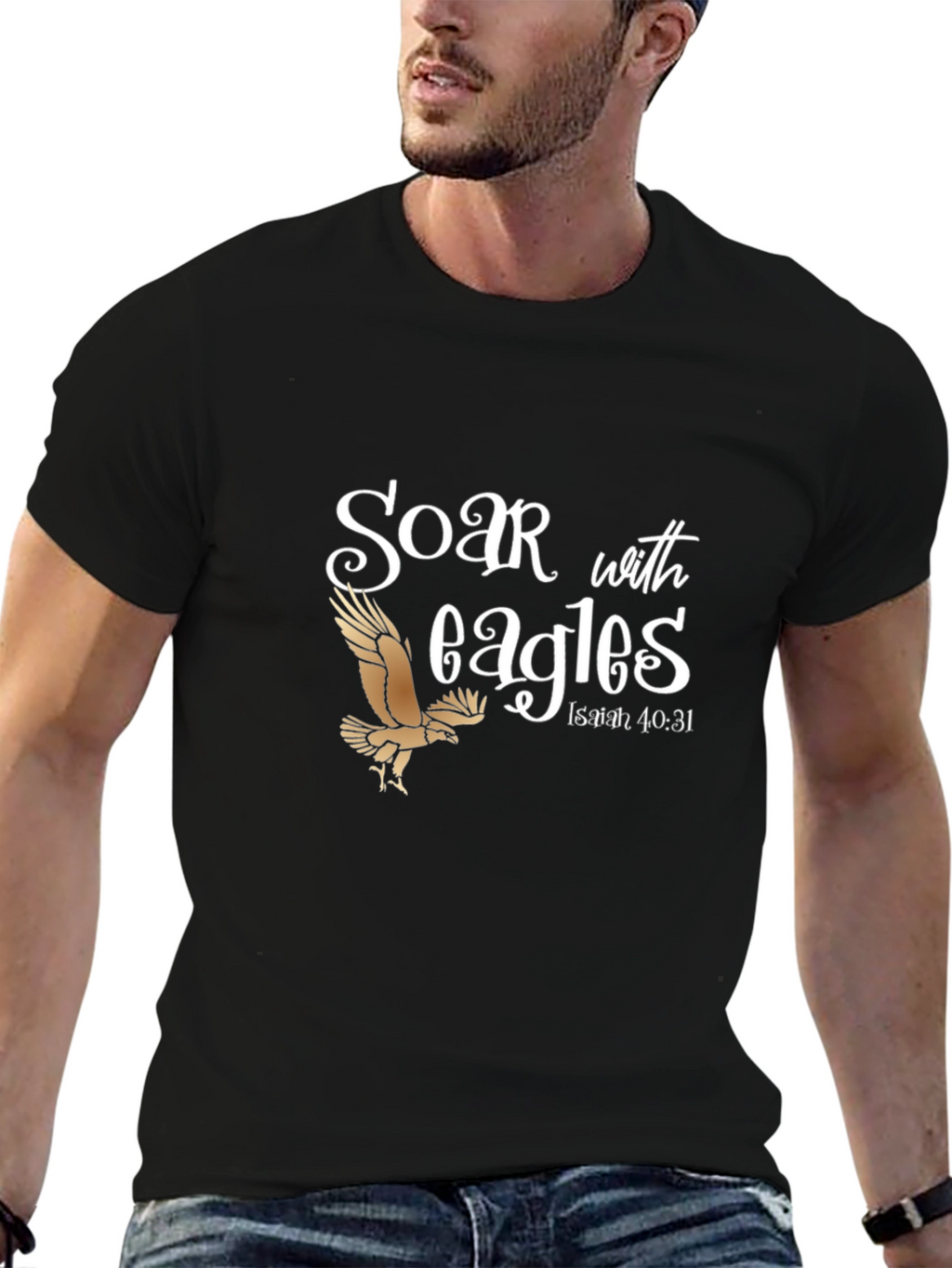 Soar with Eagles Graphic T-Shirt - Isaiah 40:31