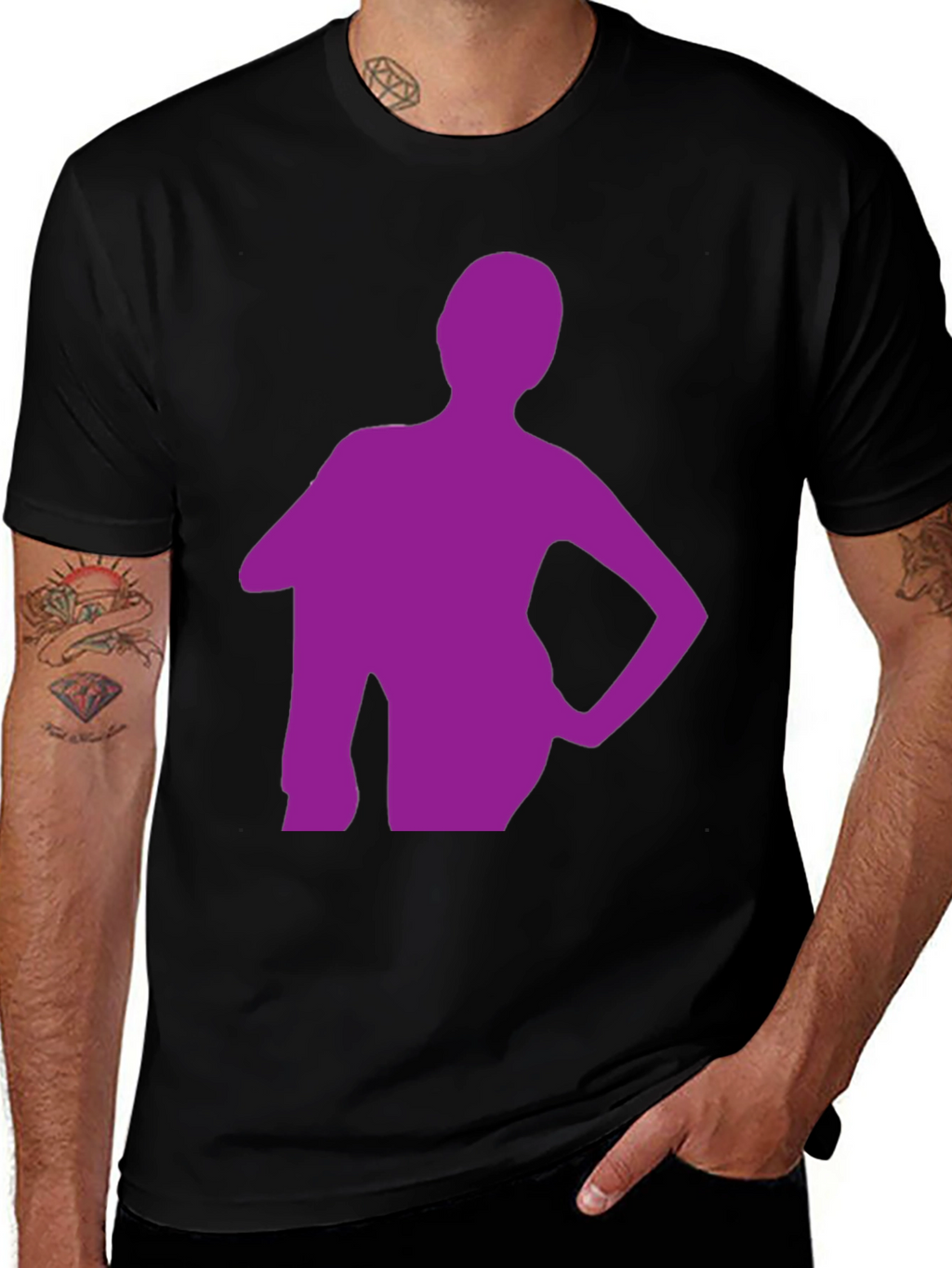 Silhouette Graphic Tee - Trendy Design