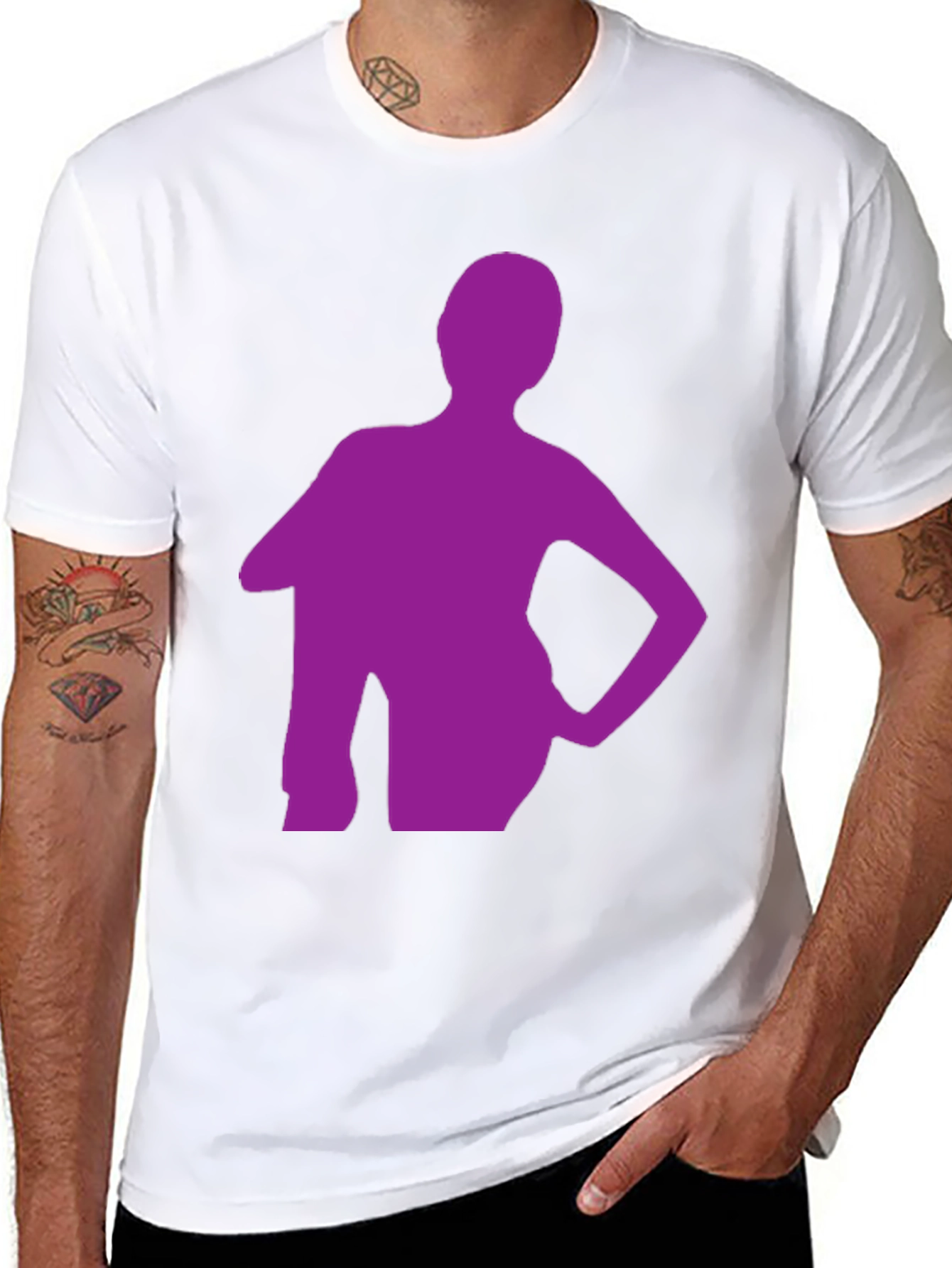 Silhouette Graphic Tee - Trendy Design