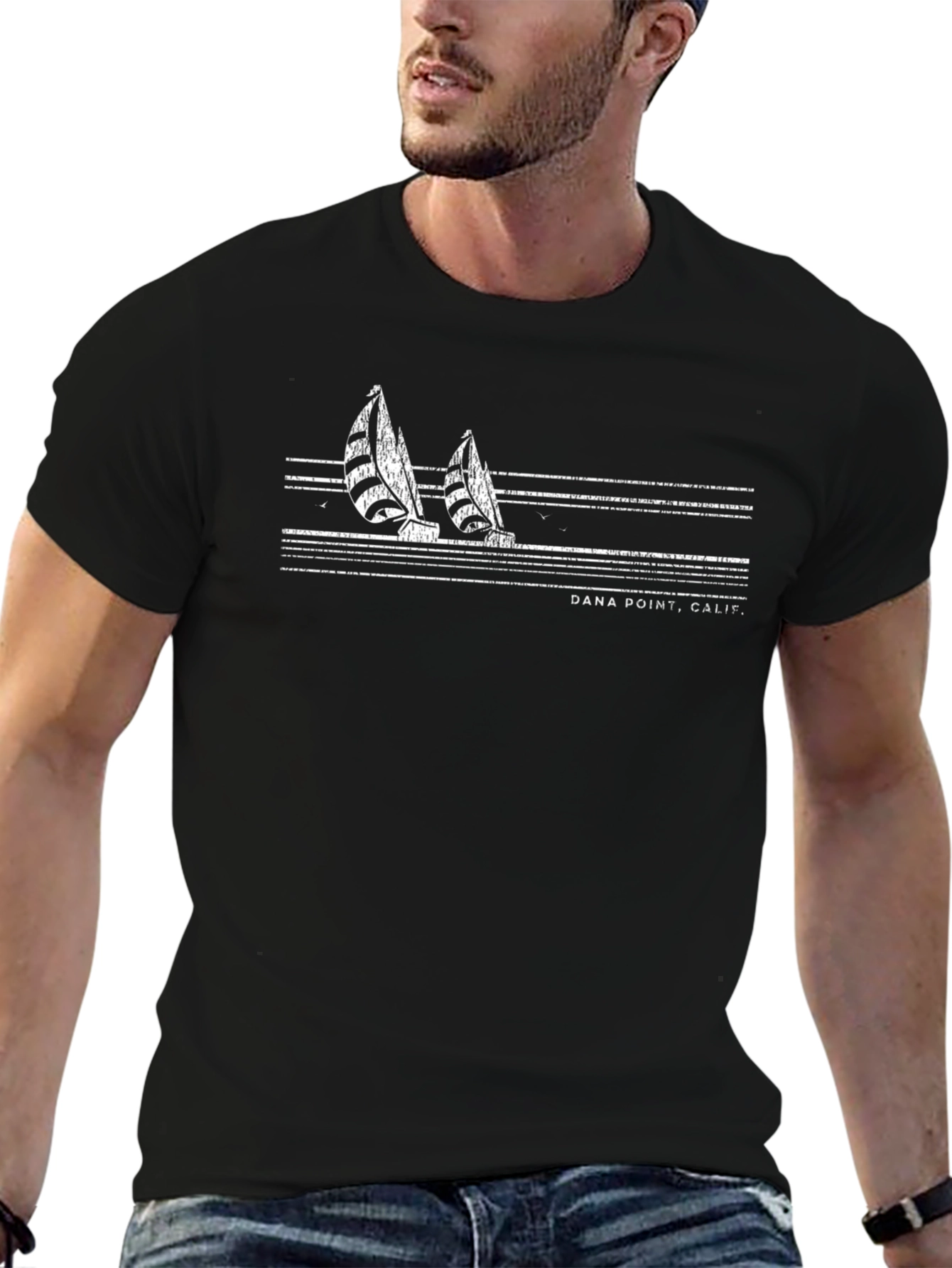 Dana Point Sailboat Graphic Tee