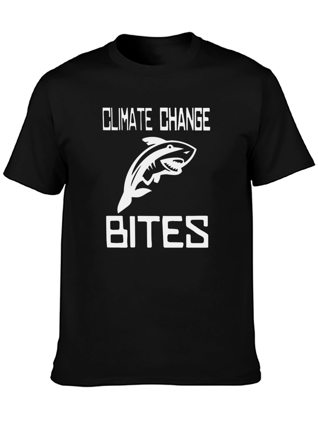 Climate Change Bites Shark Graphic Tee