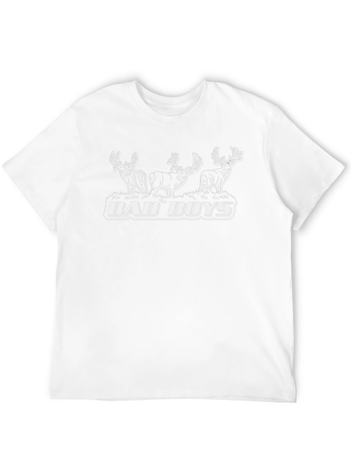 Bad Boys Deer Hunting Black T-Shirt