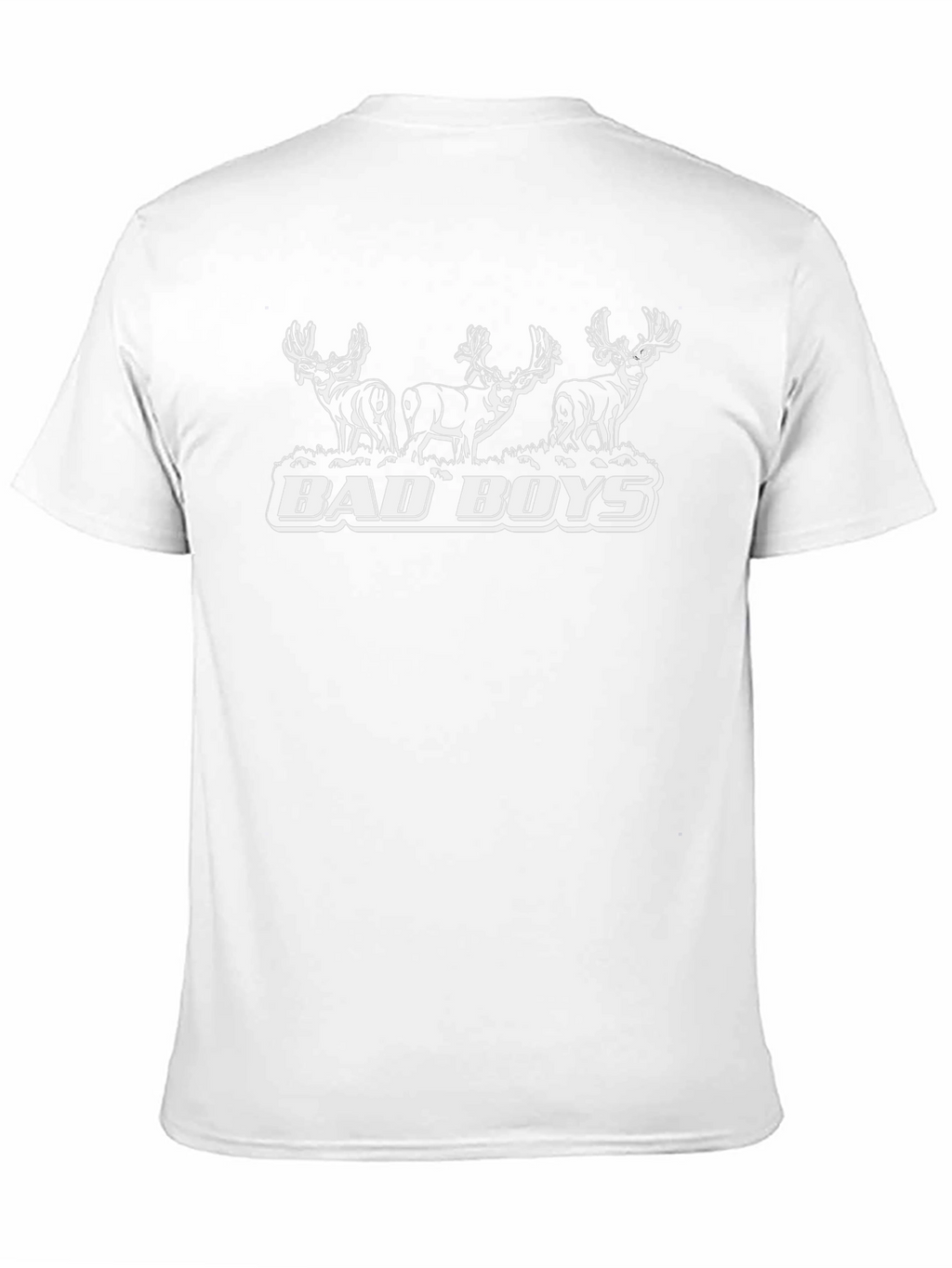 Bad Boys Deer Hunting Black T-Shirt