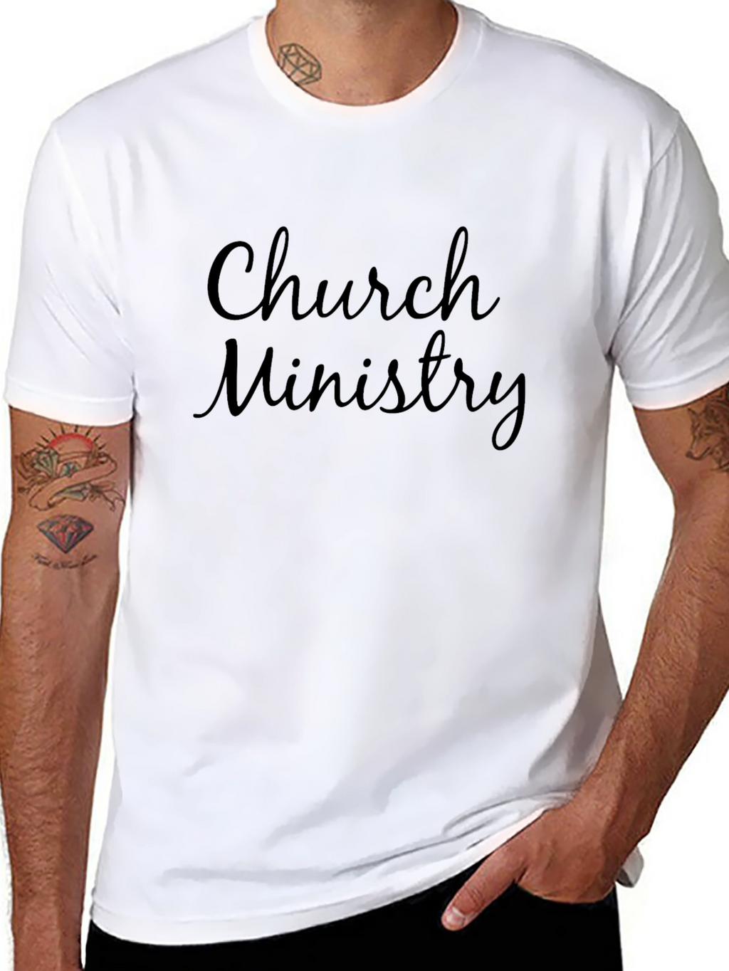 Church Ministry Black T-Shirt