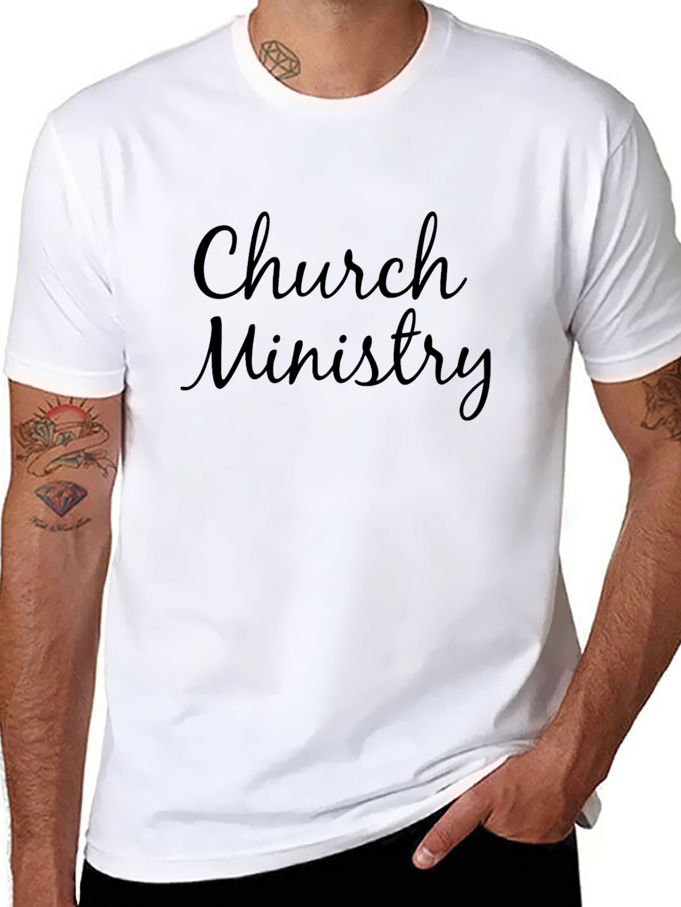 Church Ministry Black T-Shirt