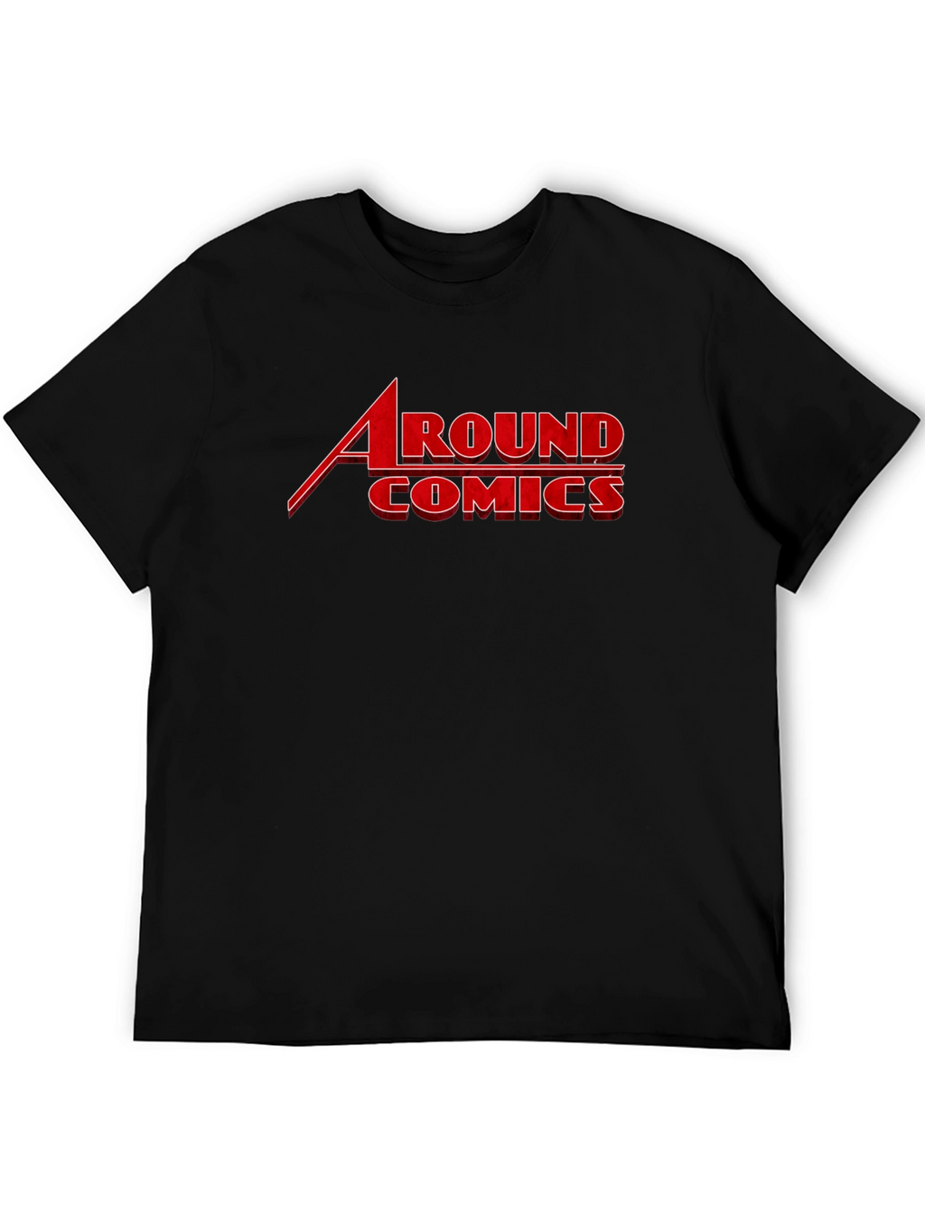 Around Comics Black Graphic T-Shirt