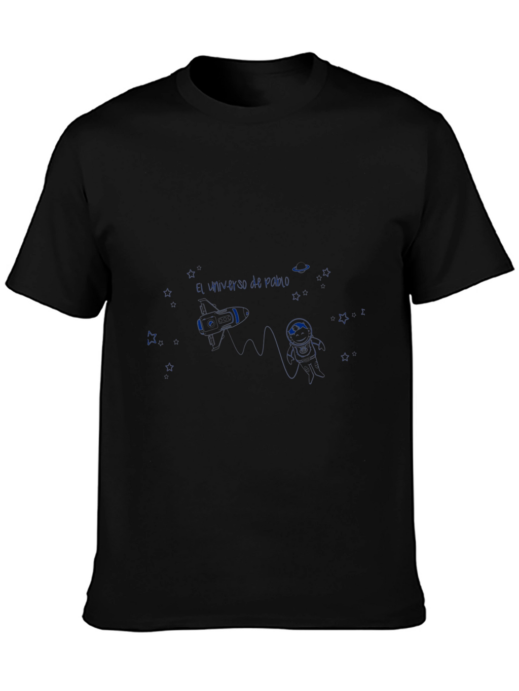 Black Short Sleeve Graphic T-Shirt