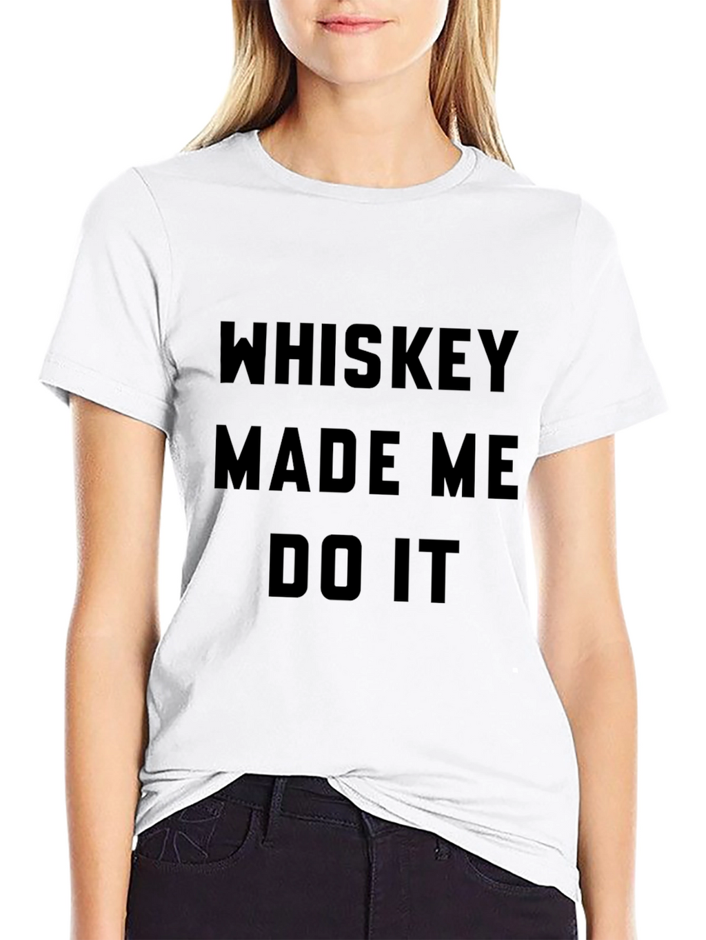 Whiskey Made Me Do It Graphic Tee