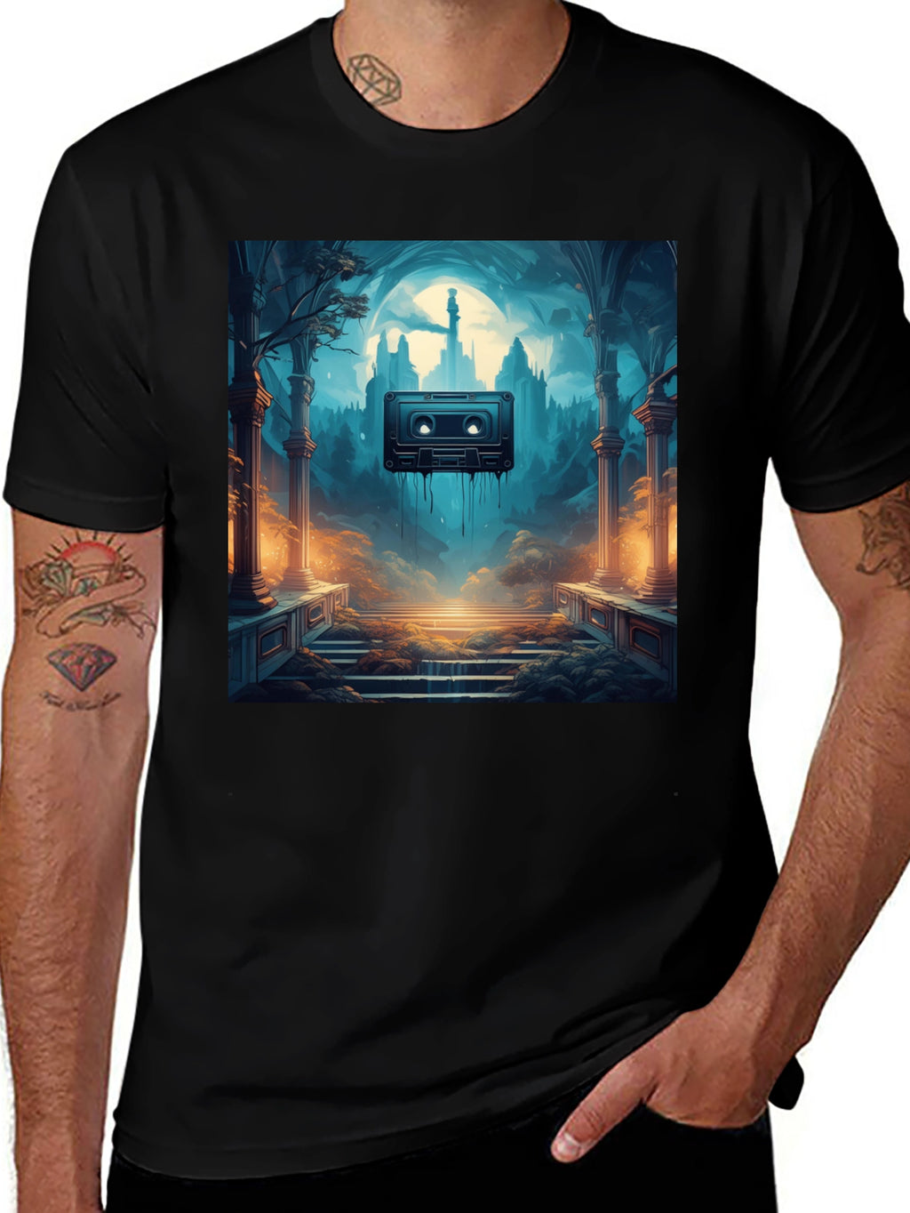 Cassette Tape Fantasy T-Shirt
