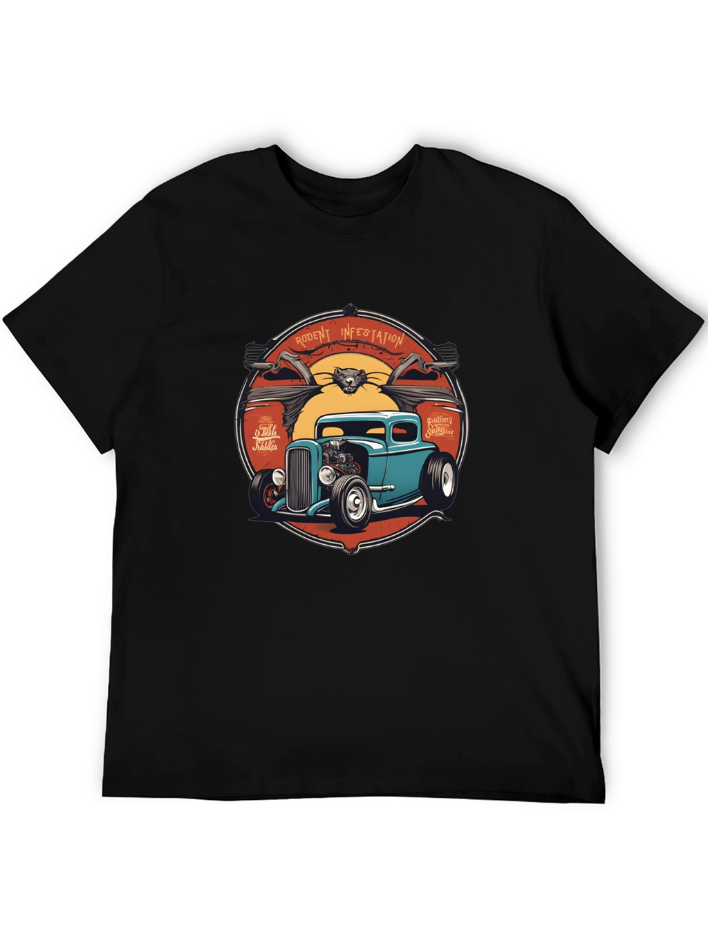 Rodent Infestation Hot Rod T-Shirt