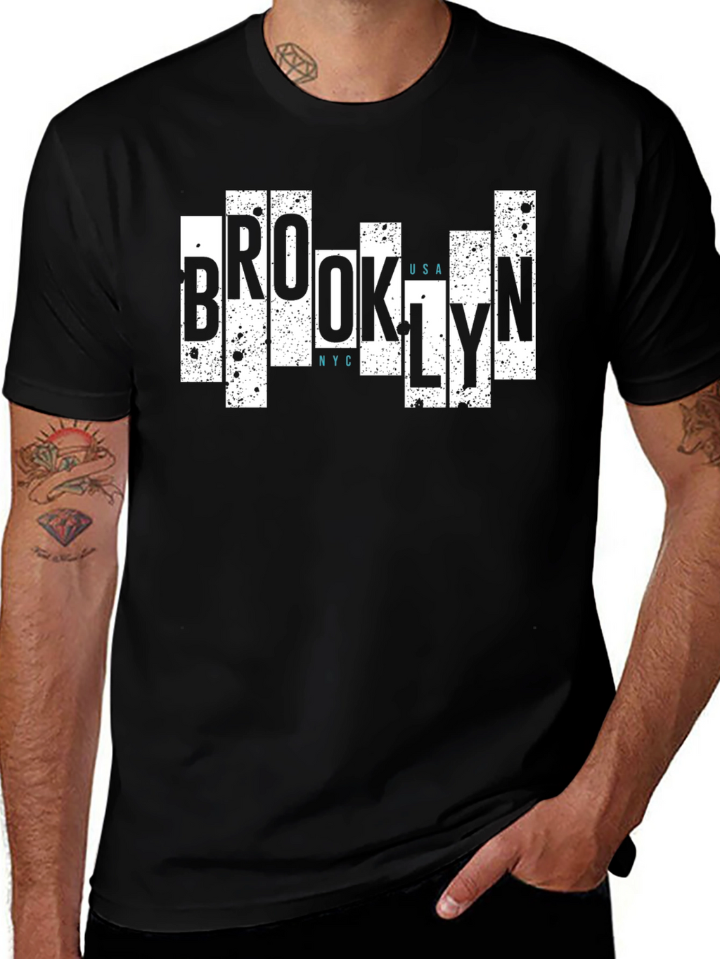 Brooklyn NYC Graphic T-Shirt - Trendy Streetwear