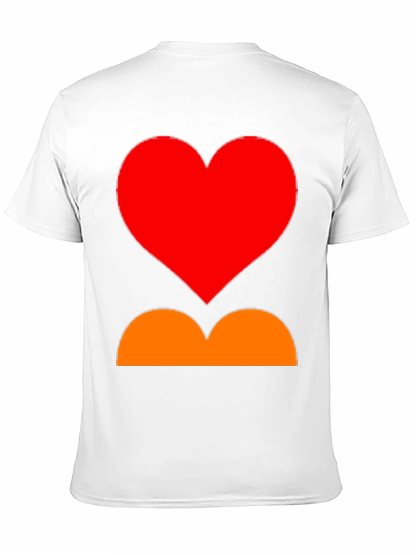 Heart and Curves Graphic Tee - Stylish Black Shirt